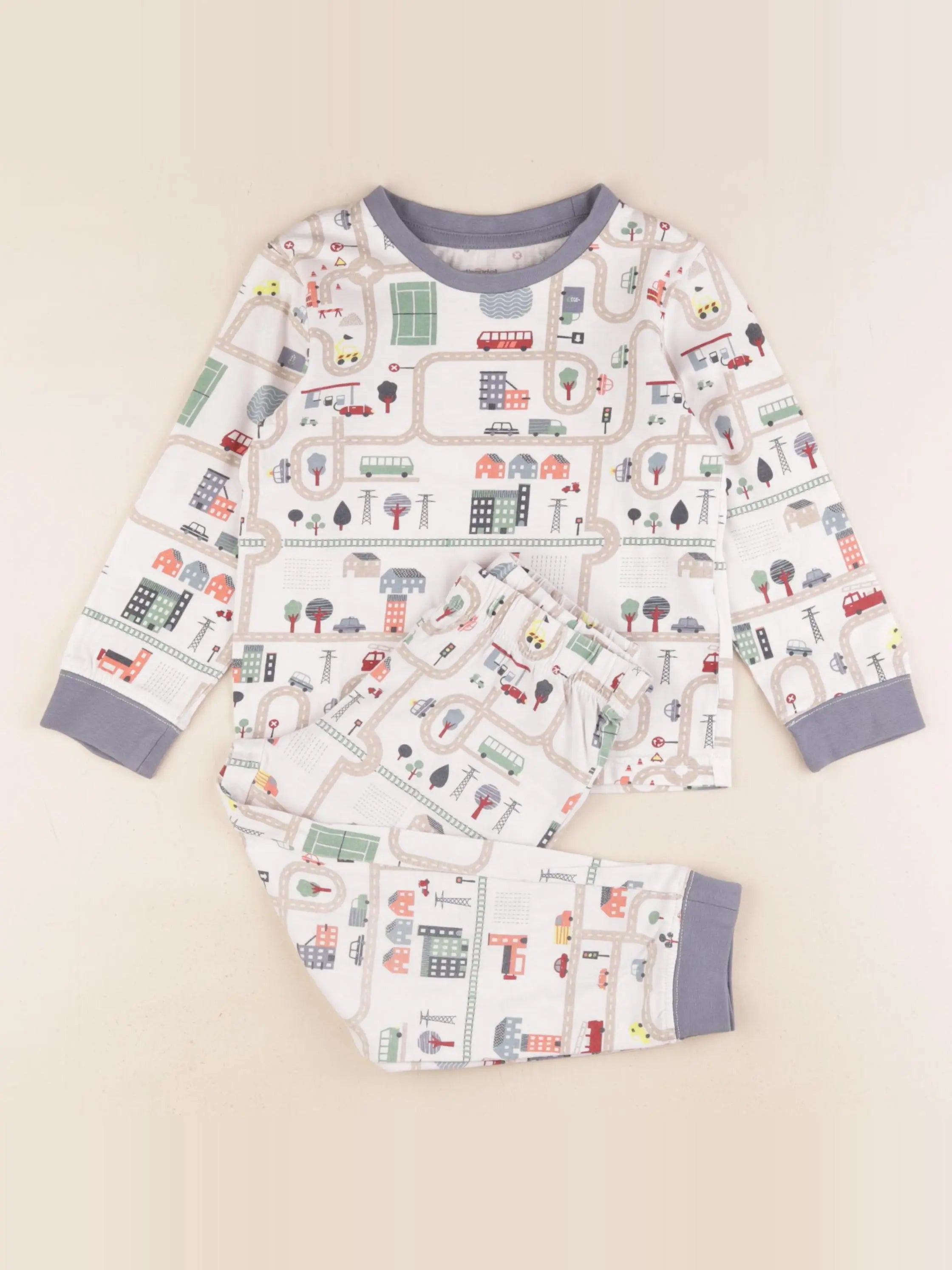 Vertbaudet - pyjama coton multicolore - 4 ans
