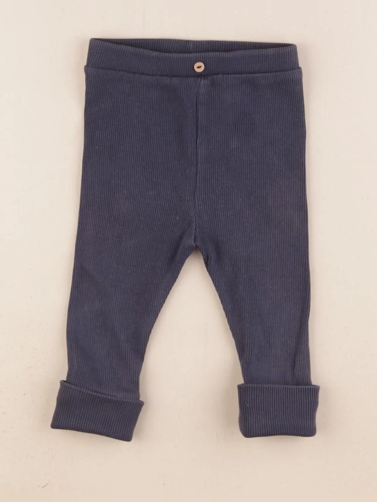 Vertbaudet - legging bleu - 9 mois