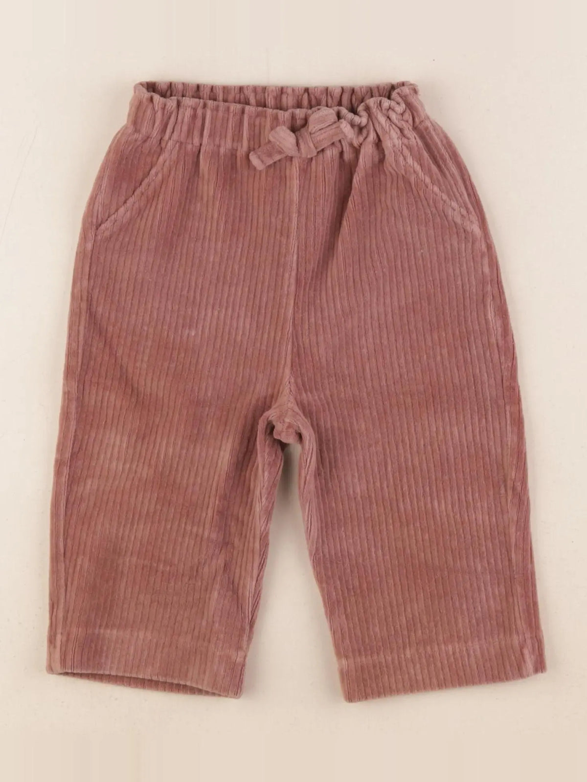 Vertbaudet - pantalon marron - 9 mois