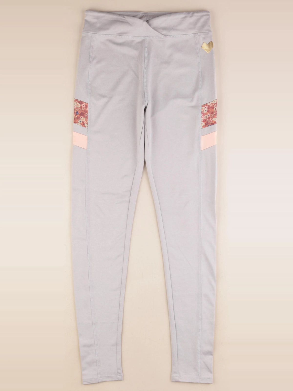 Vertbaudet - legging gris, or - 14 ans