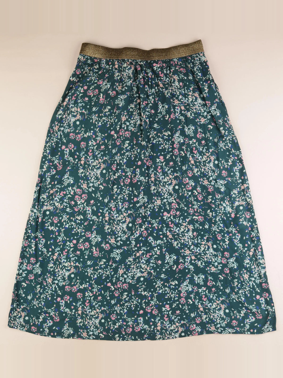 Envie de fraise - jupe grossesse bleu, or - 40