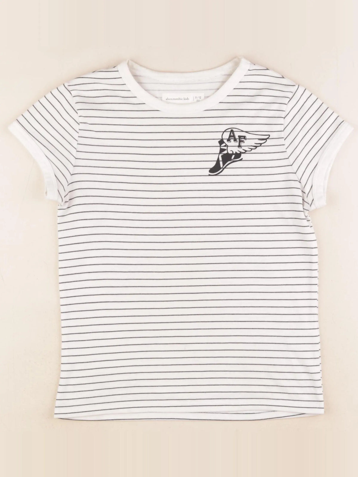 Abercrombie - tee-shirt blanc - 11/12 ans