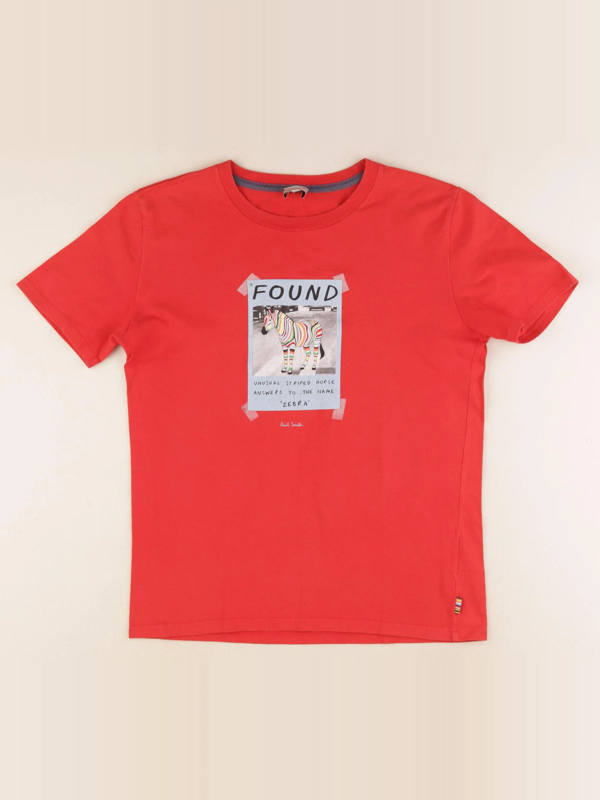 Paul Smith - tee-shirt rouge - 12 ans