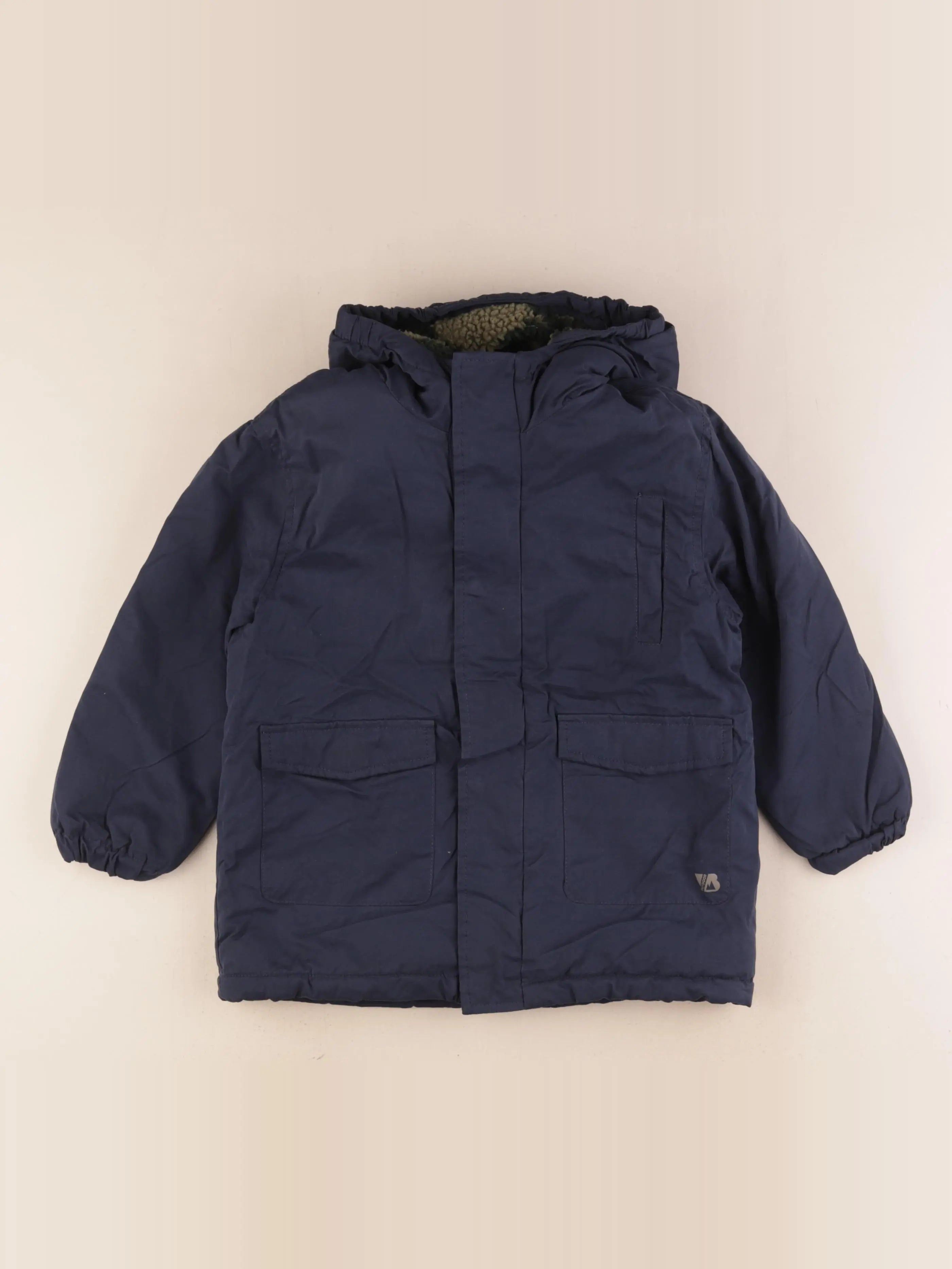 Vertbaudet - parka bleu - 5 ans
