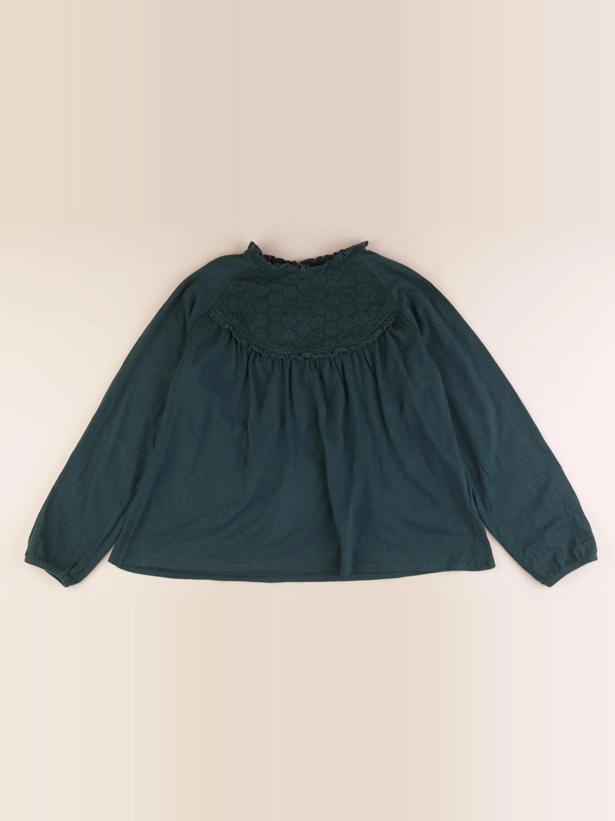 Vertbaudet - tee-shirt vert - 14 ans