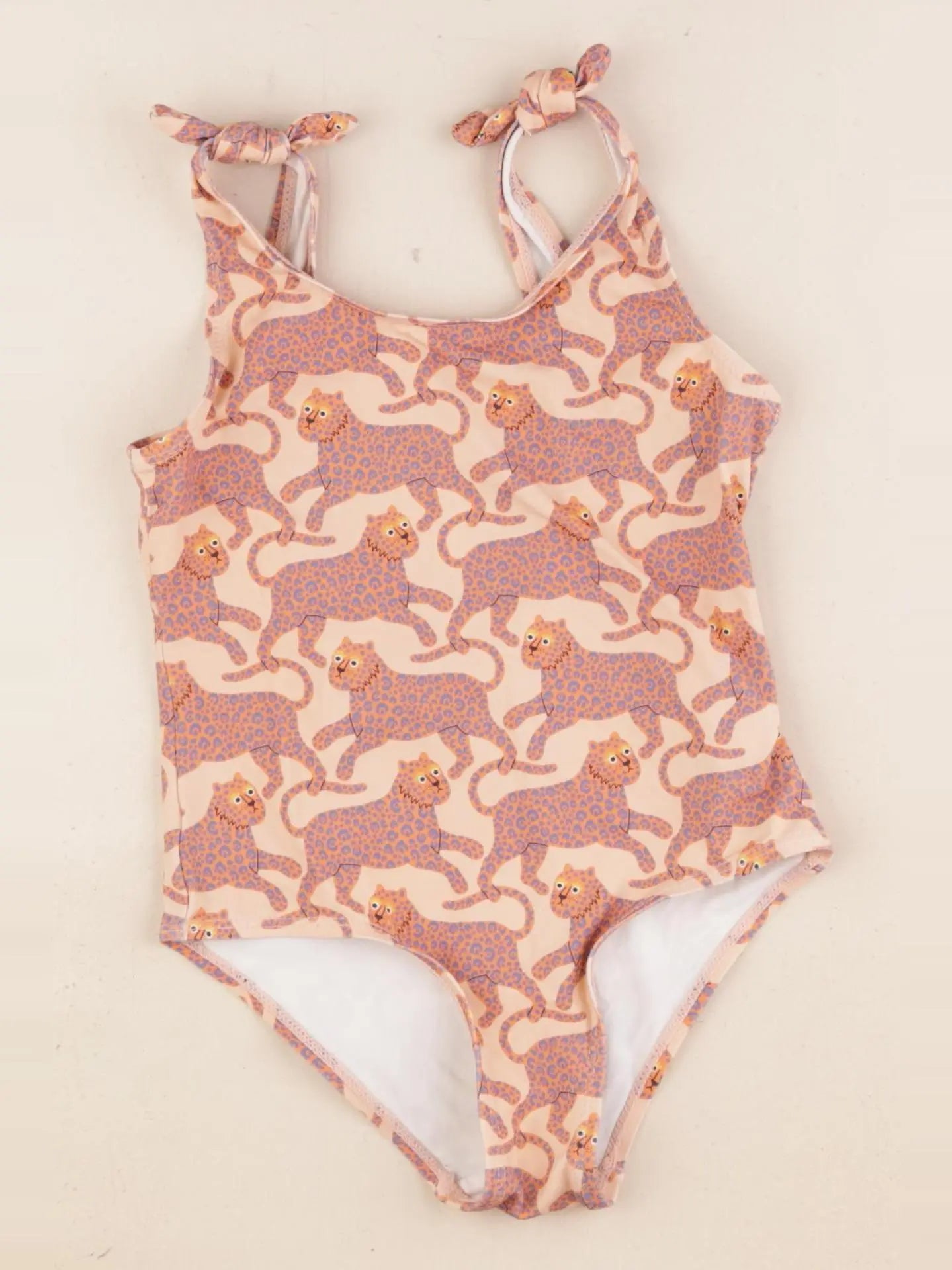 Monoprix - maillot de bain rose, bleu - 8 ans