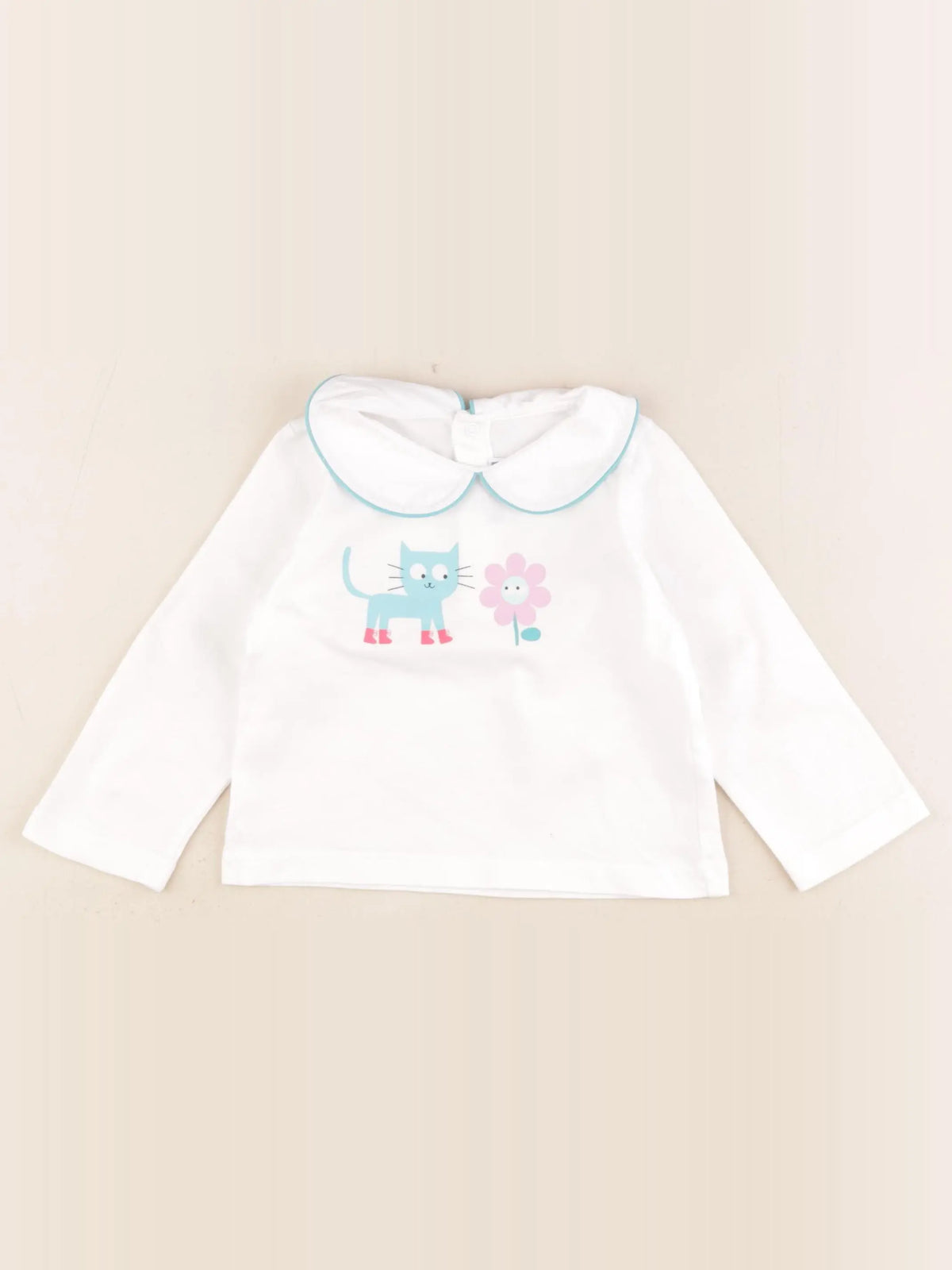 Jacadi - tee-shirt blanc - 18 mois