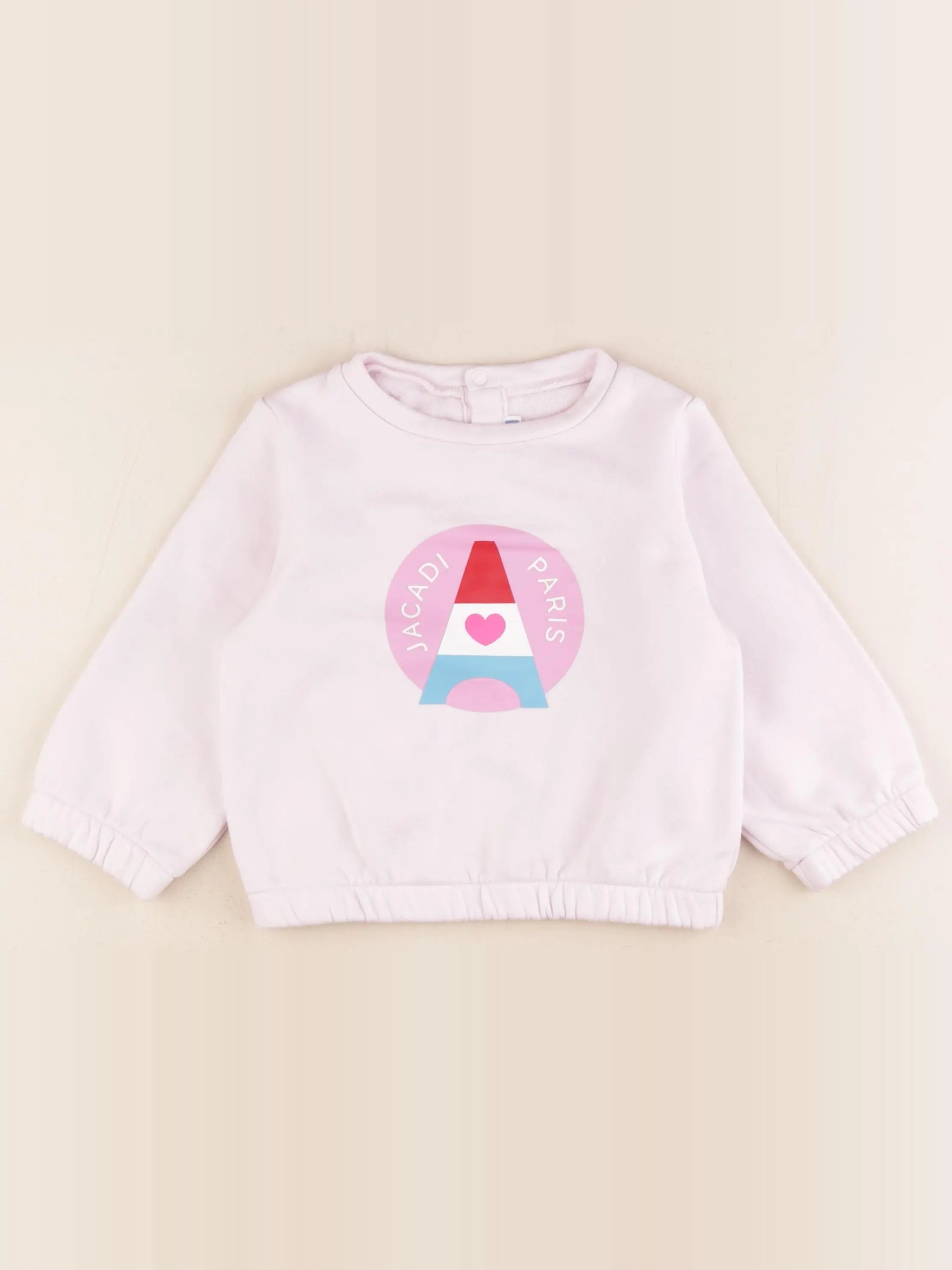 Jacadi - sweat rose - 36 mois
