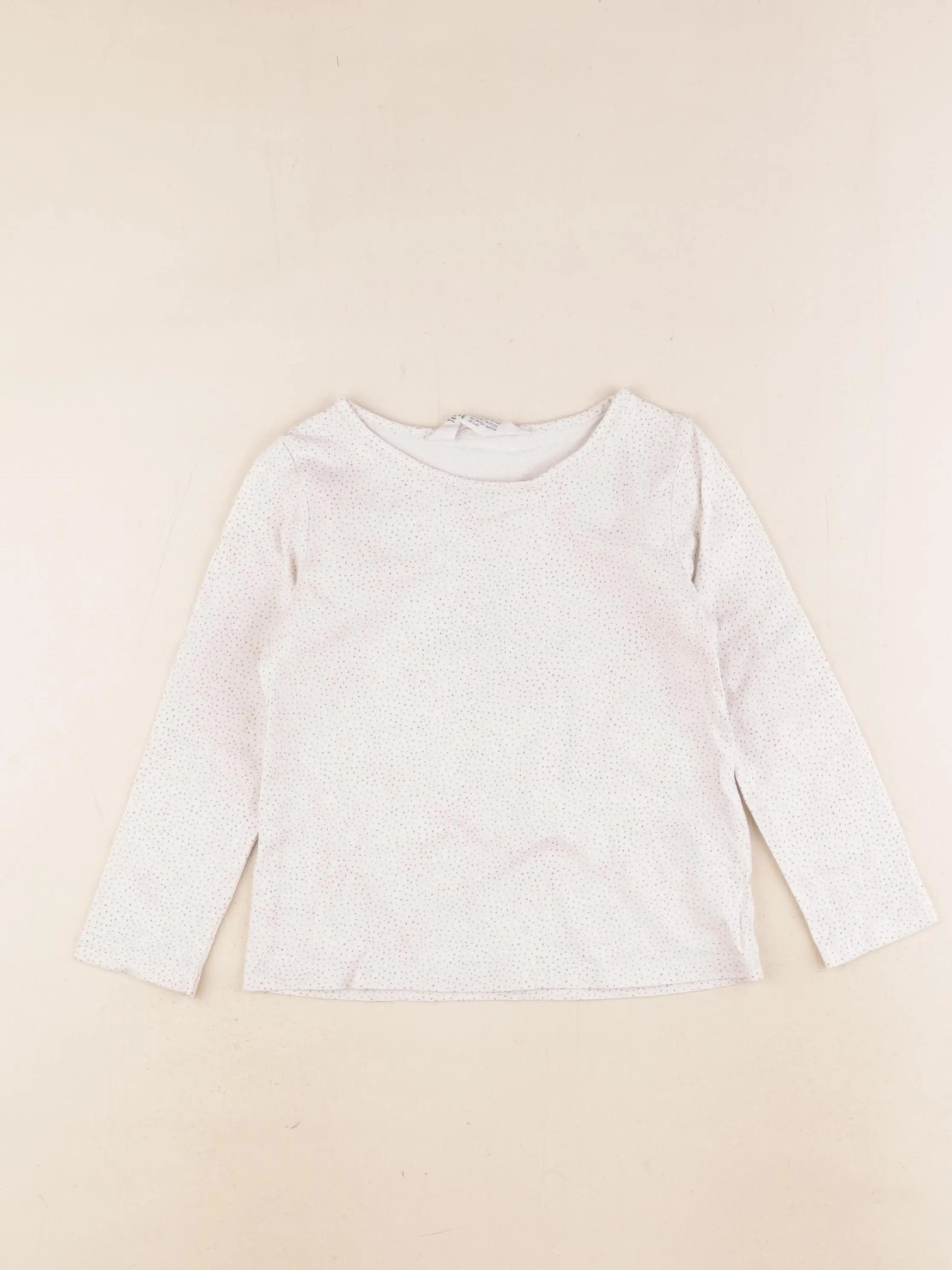 H&M - tee-shirt beige - 3/4 ans