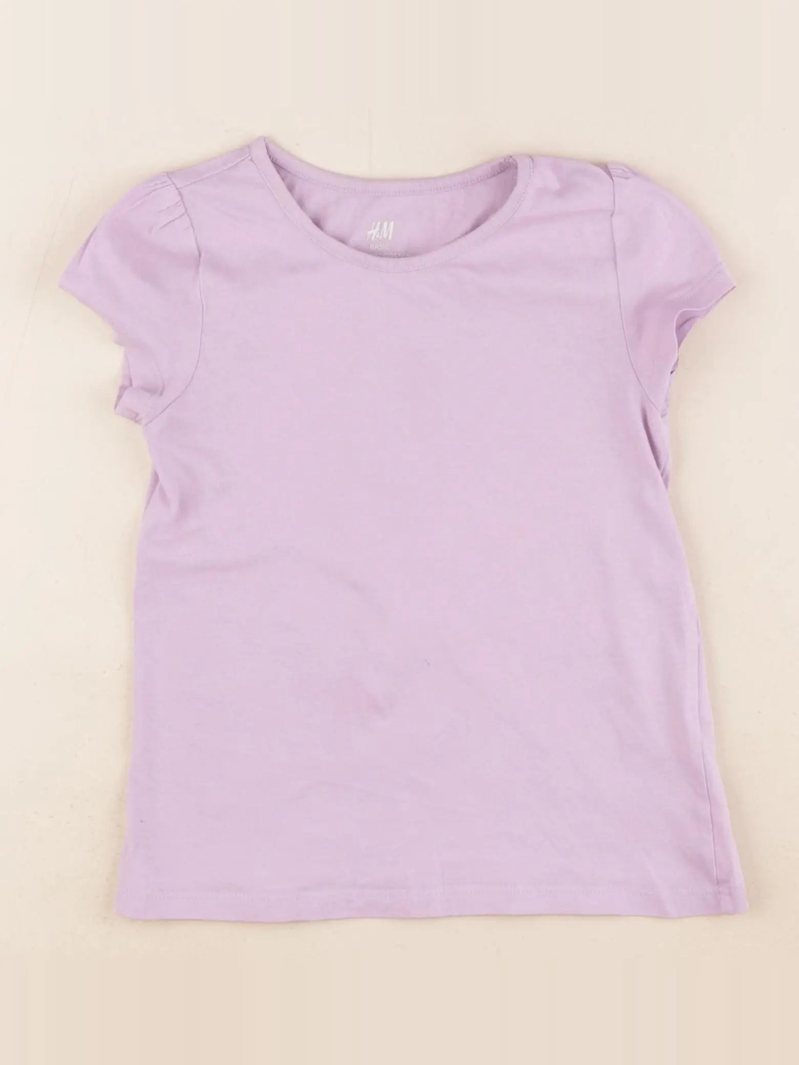 H&M - tee-shirt violet - 3/4 ans