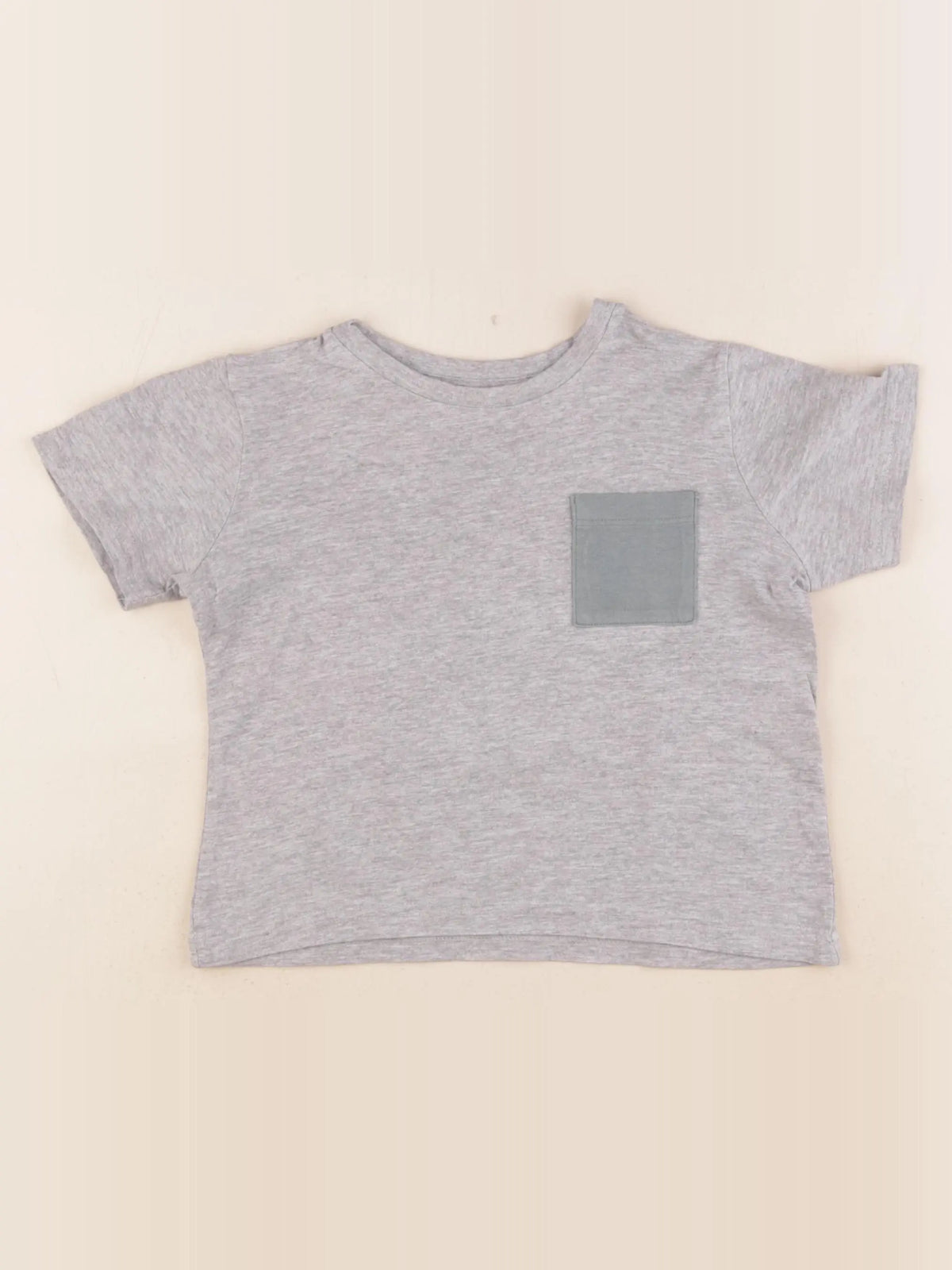 Vertbaudet - tee-shirt gris - 4 ans
