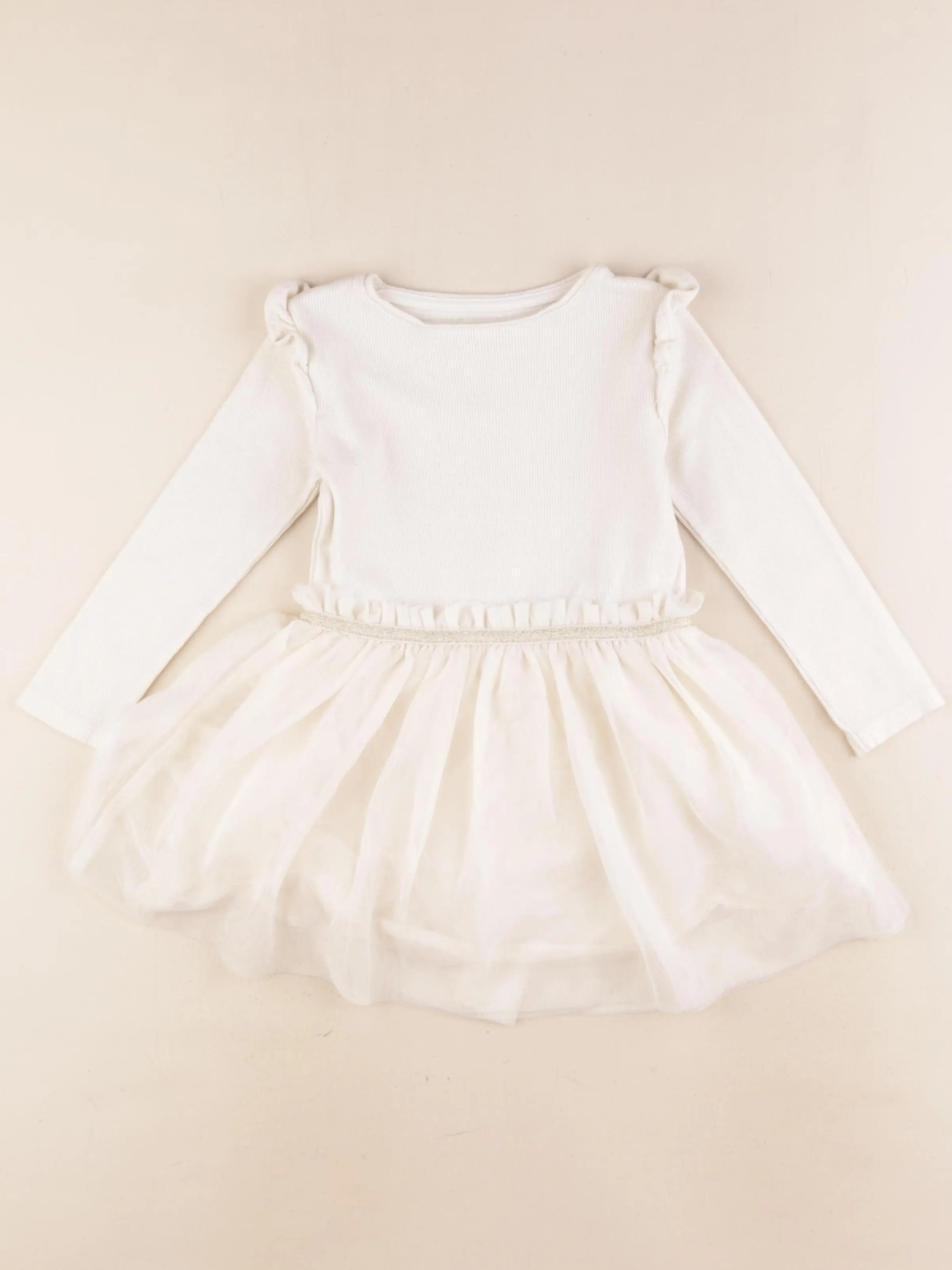 Vertbaudet - robe blanc - 3 ans