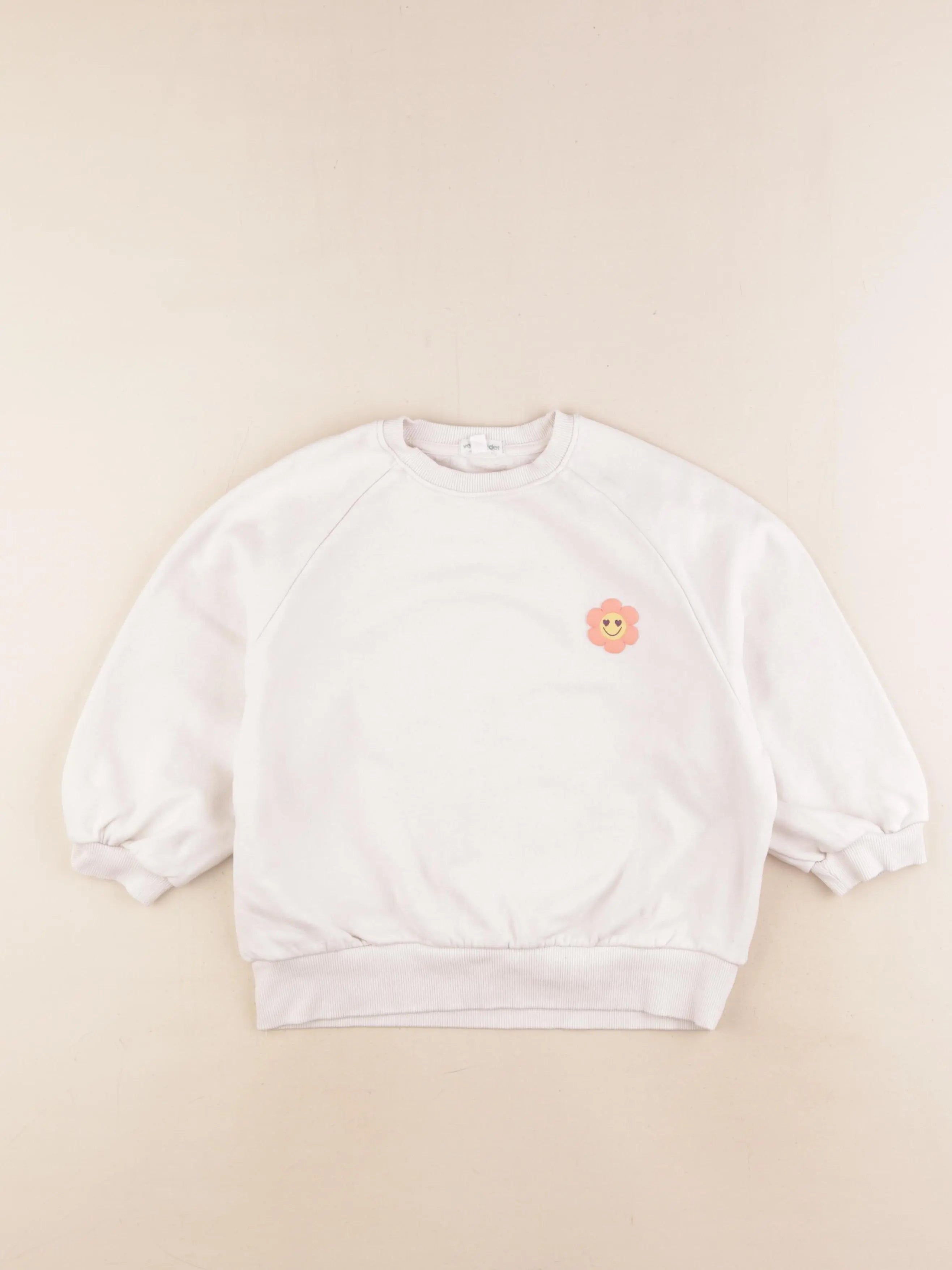 Vertbaudet - sweat blanc - 4 ans