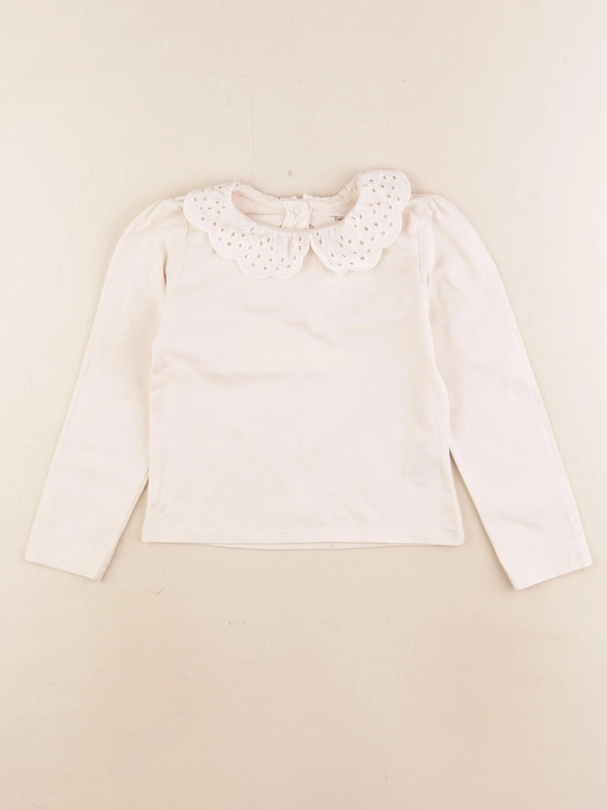 Vertbaudet - tee-shirt beige - 3 ans