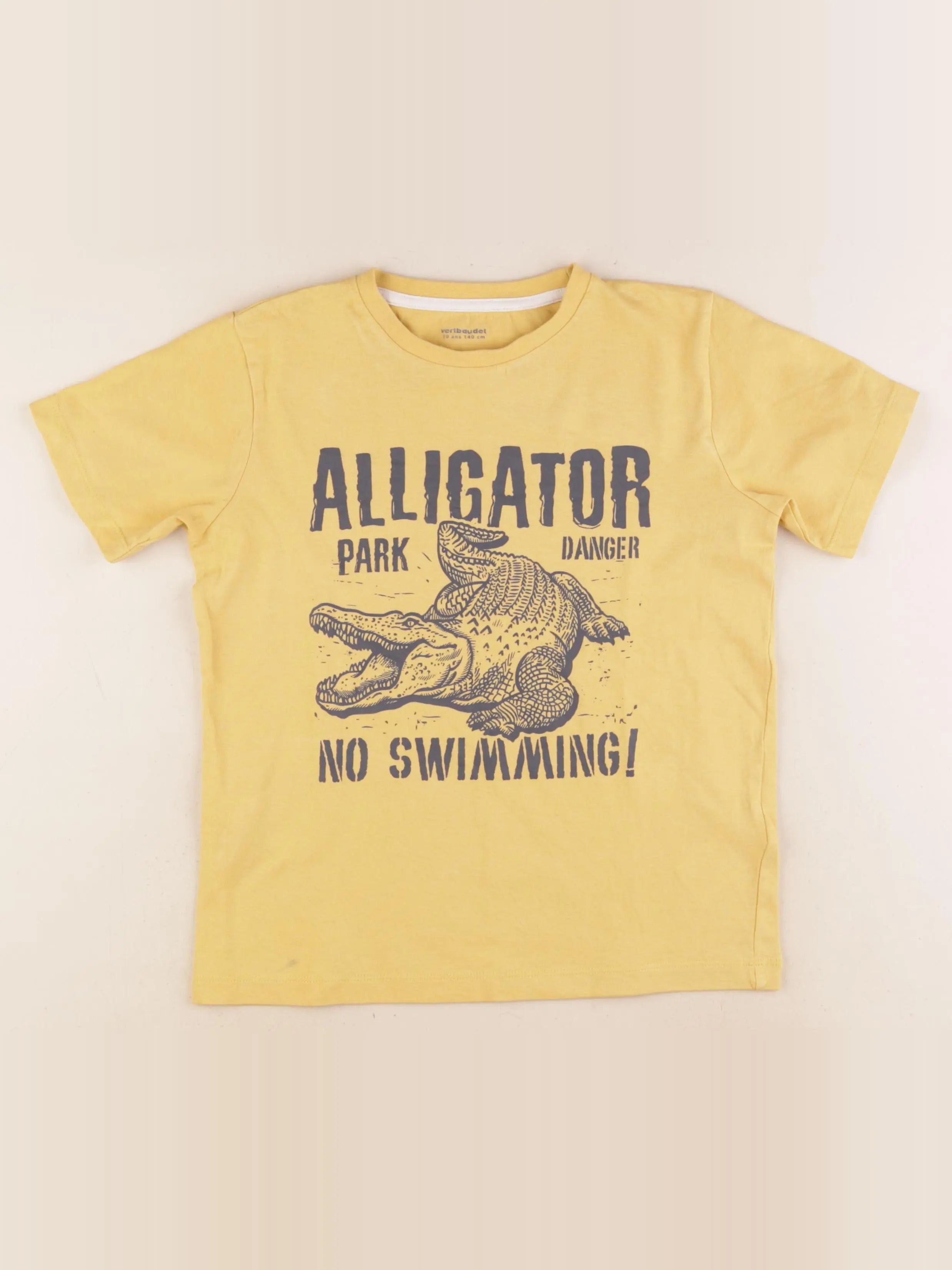 Vertbaudet - tee-shirt jaune - 10 ans