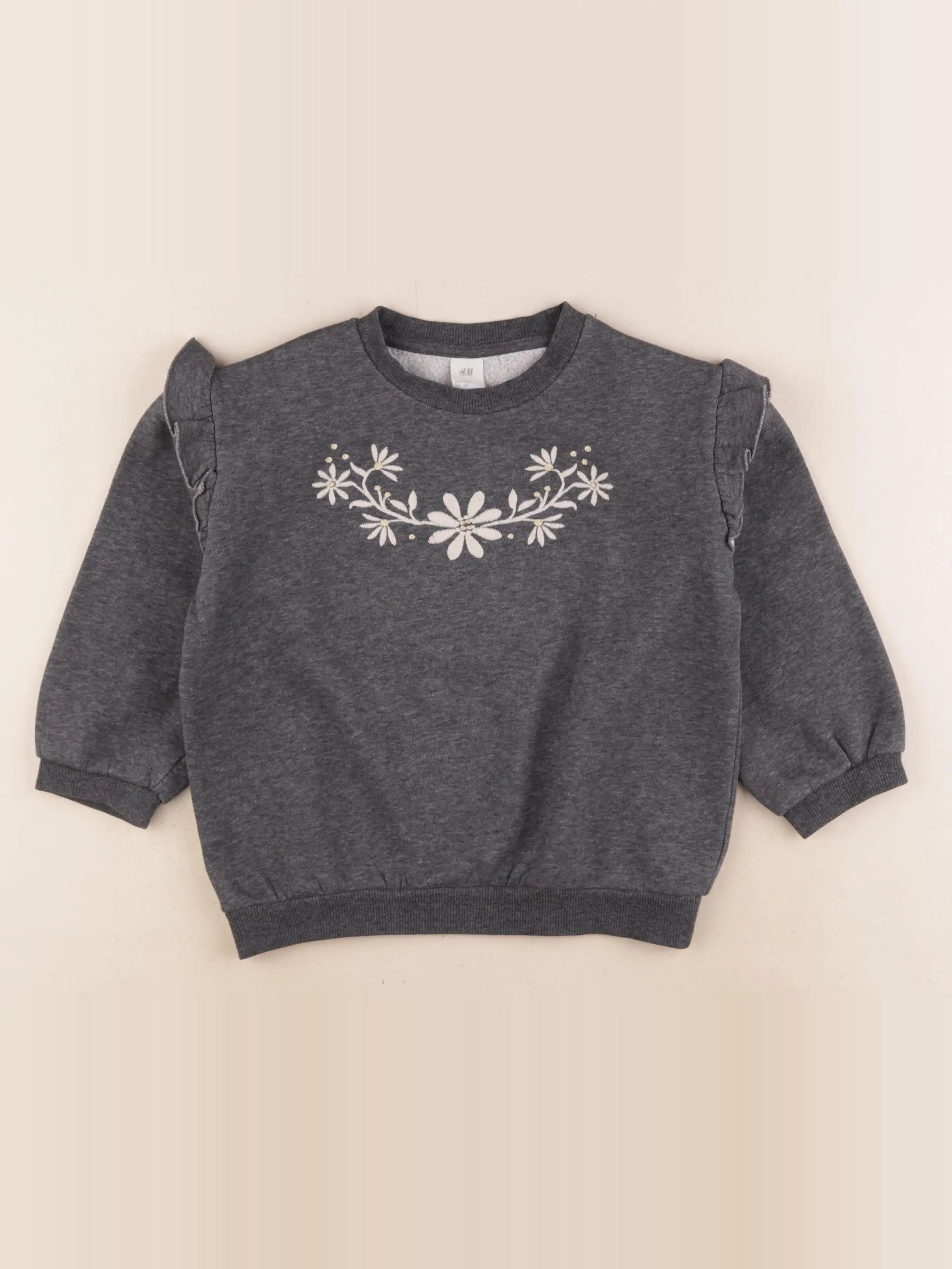 H&M - sweat gris - 4 ans