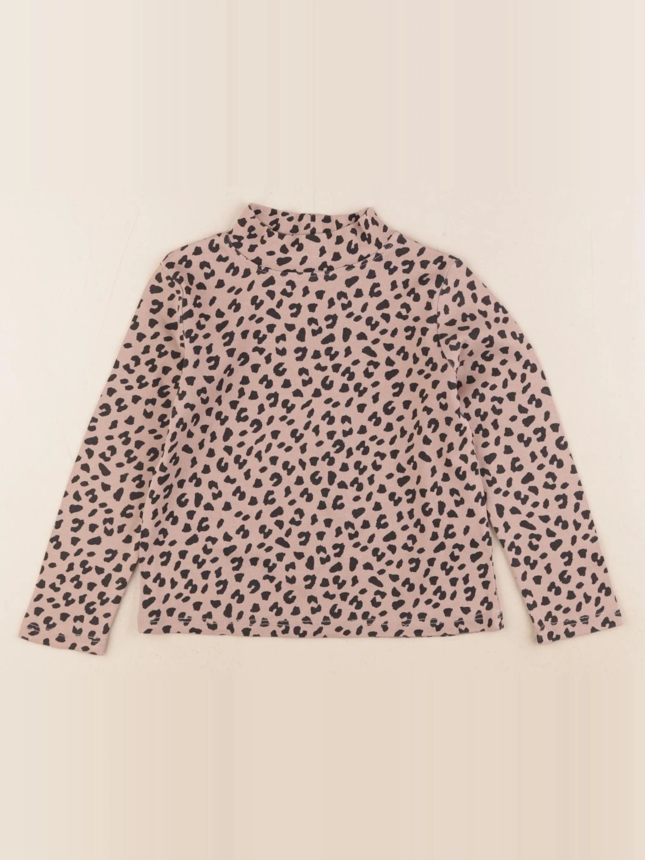 H&M - sous-pull marron, noir - 2/4 ans