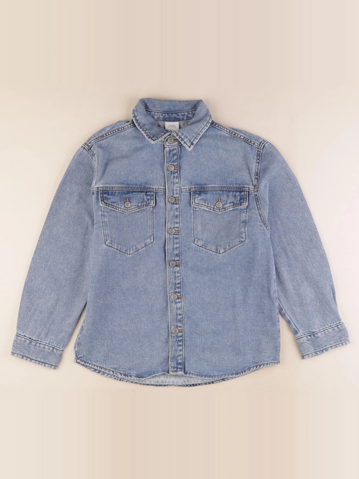 Zara - chemise bleu - 10 ans