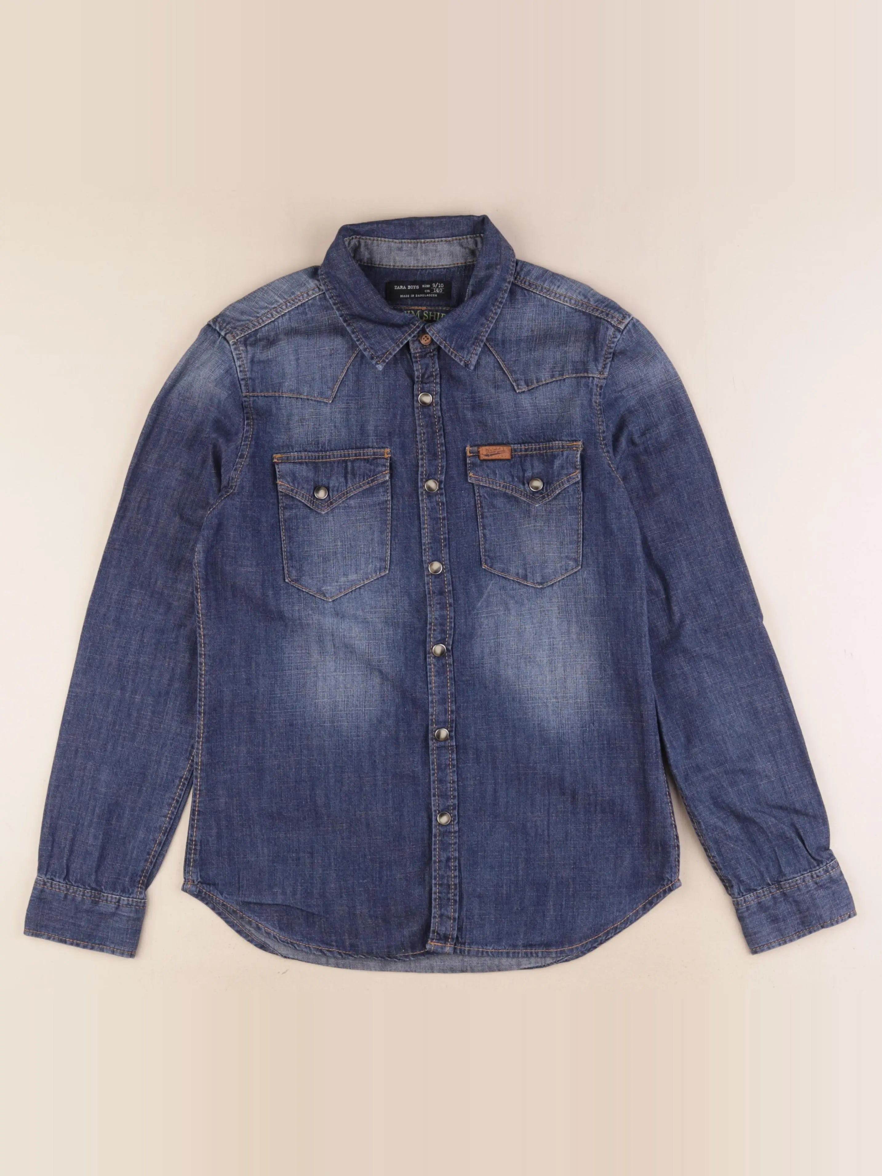 Zara - chemise bleu - 9/10 ans