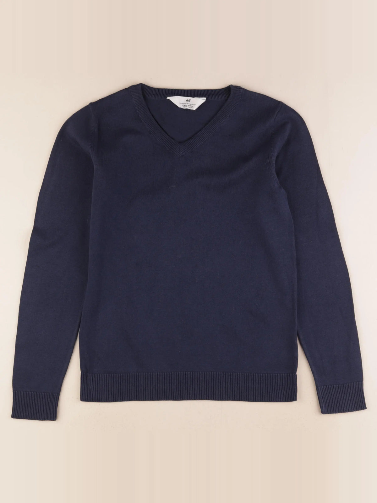 H&M - pull bleu - 8/10 ans
