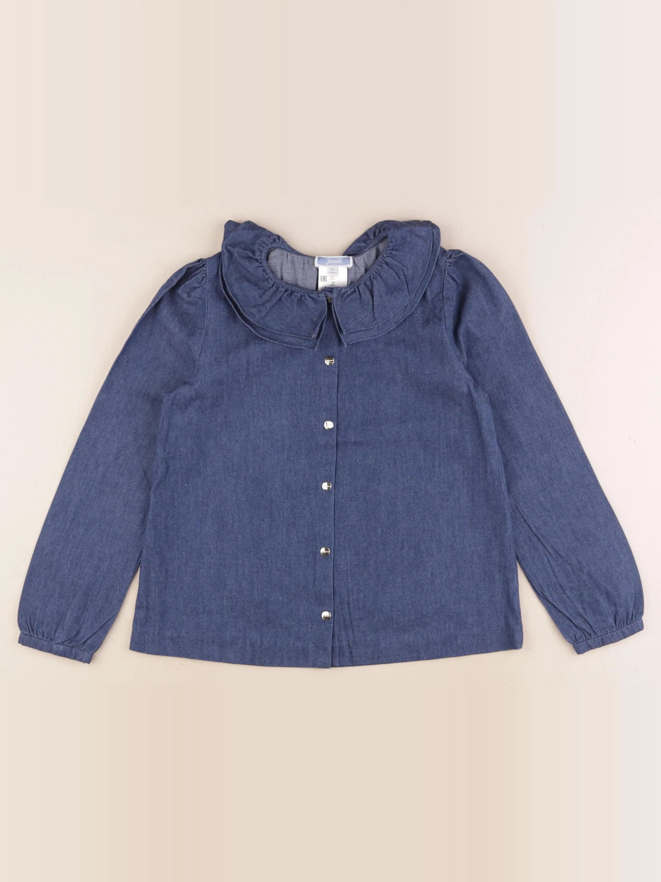Jacadi - blouse bleu - 8 ans