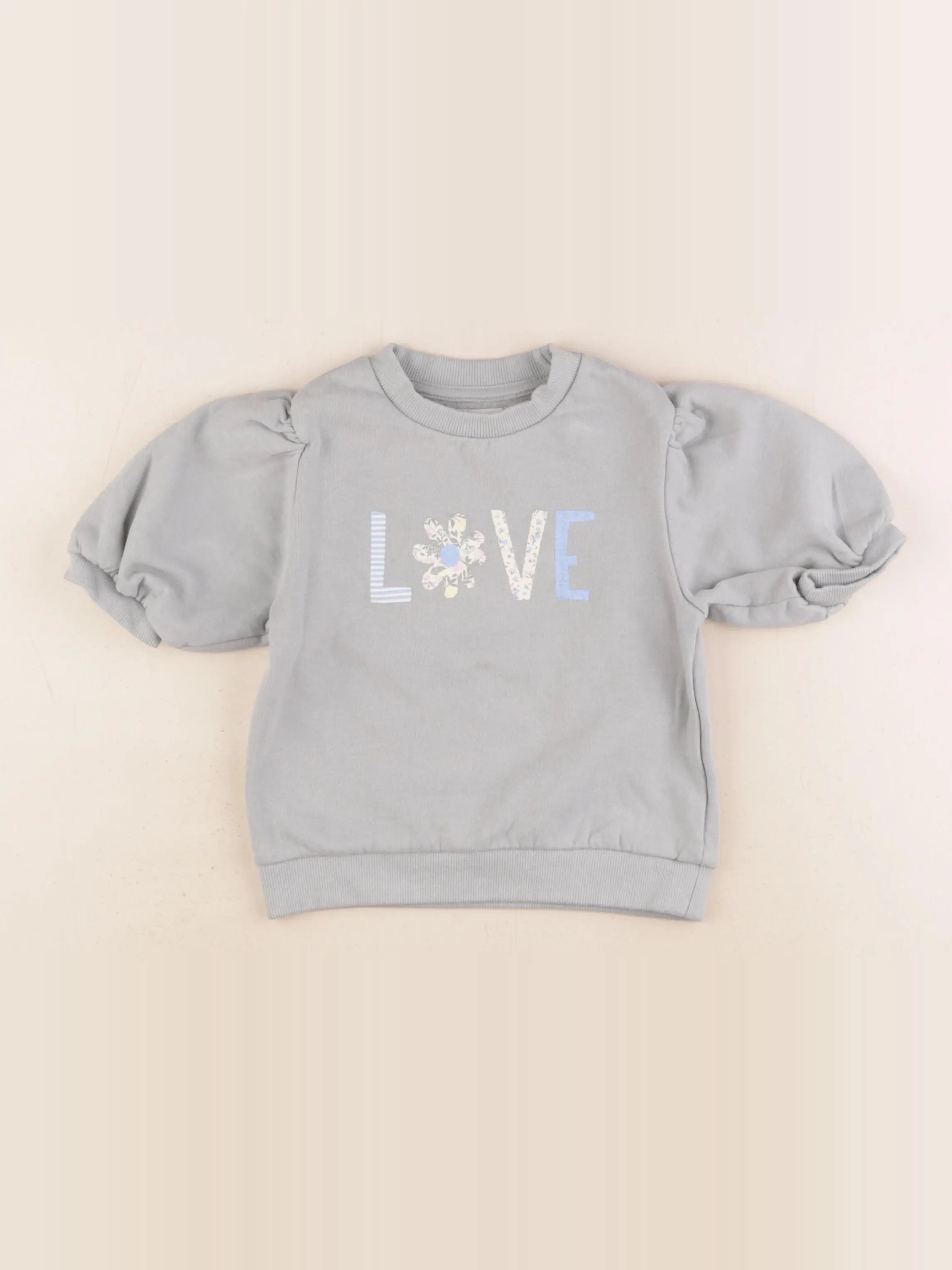 Vertbaudet - sweat multicolore - 4 ans