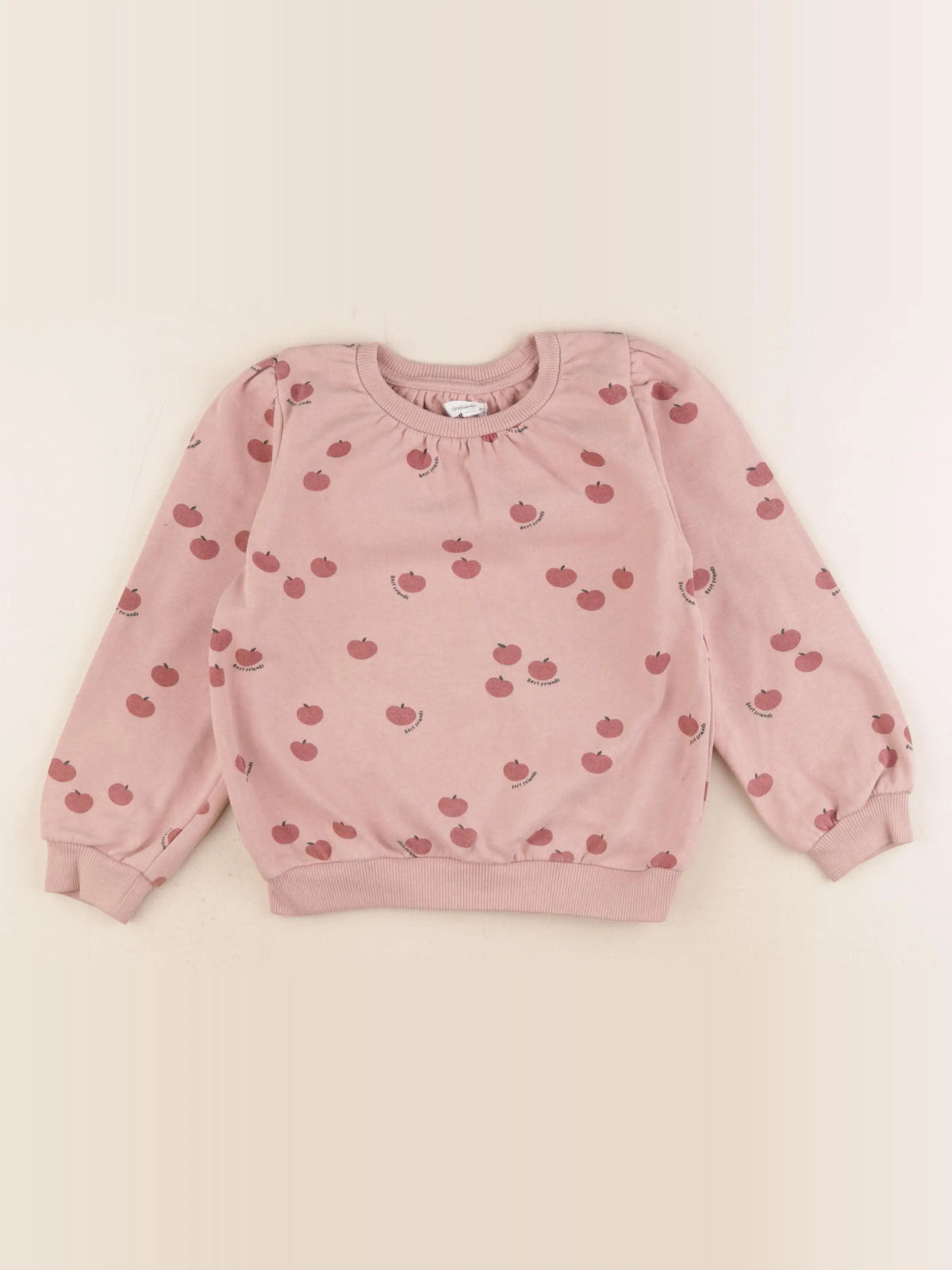 Vertbaudet - sweat rose - 5 ans