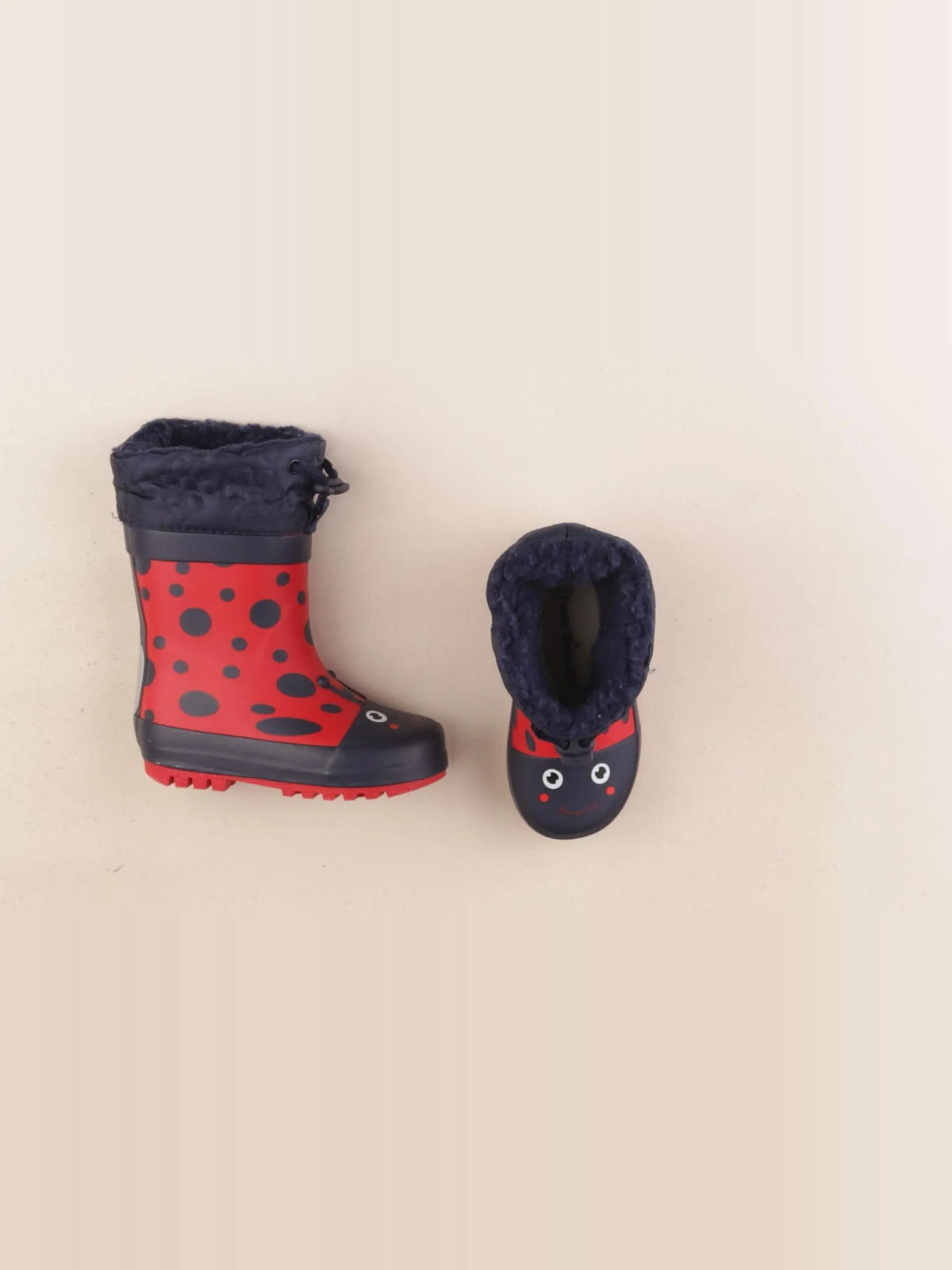 Vertbaudet - bottes rouge - pointure 22