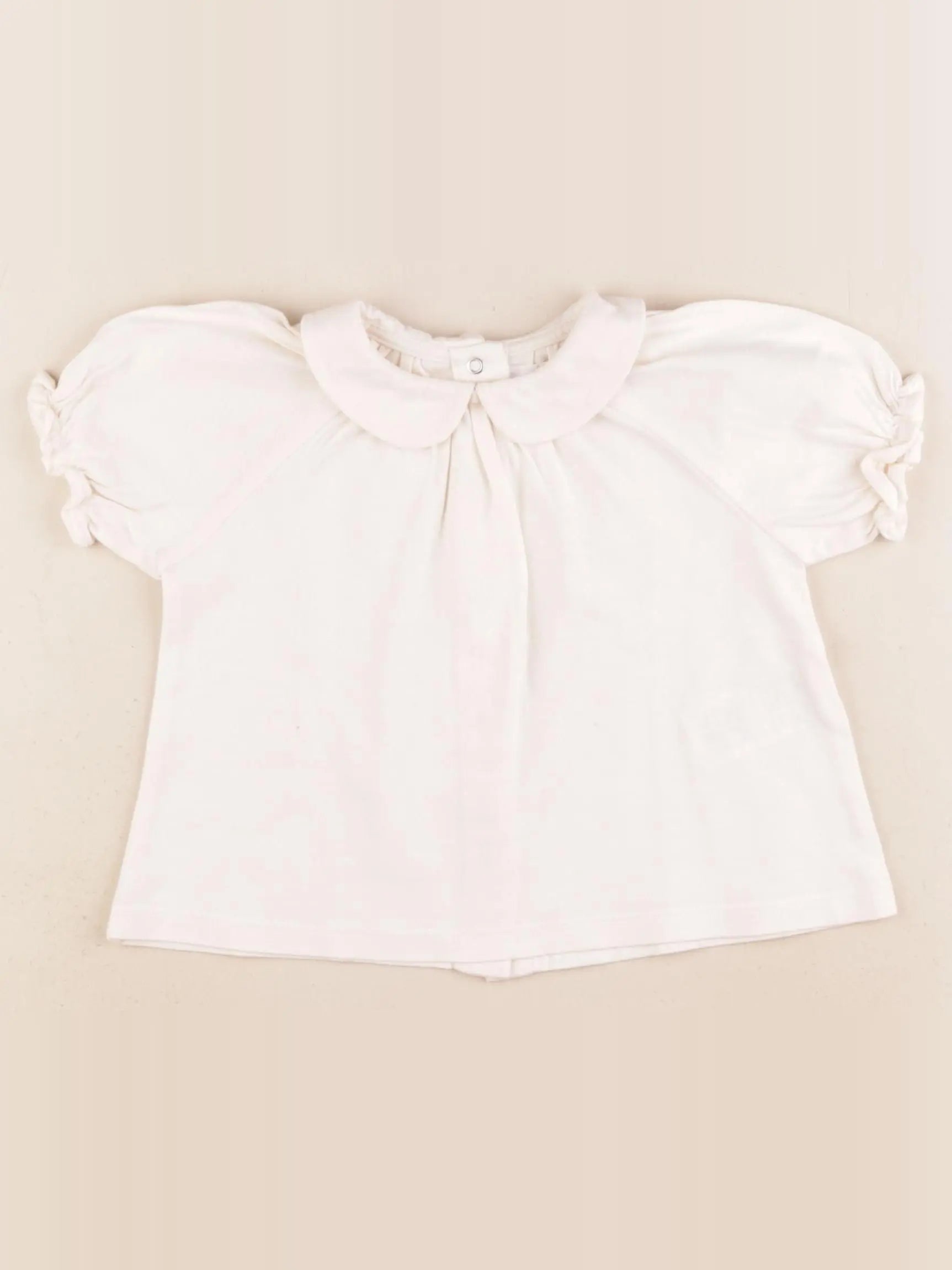 Vertbaudet - tee-shirt beige - 18 mois