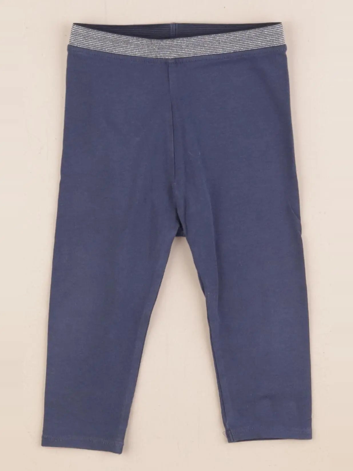 Vertbaudet - legging bleu - 12 mois