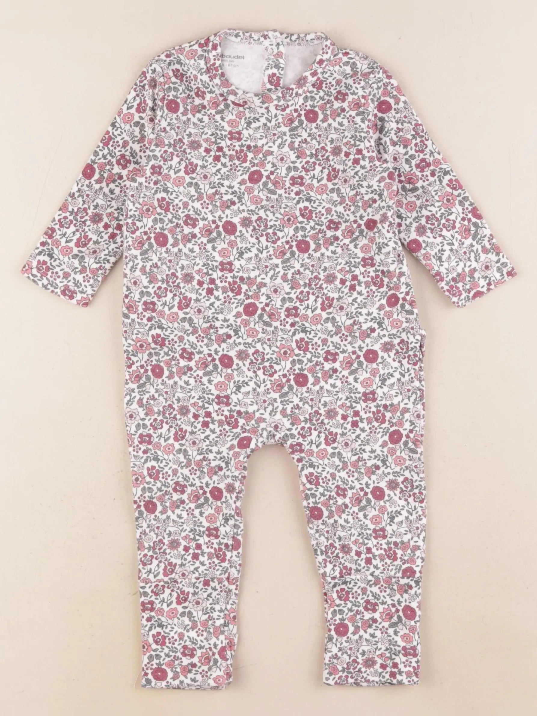 Vertbaudet - pyjama coton multicolore - 6 mois
