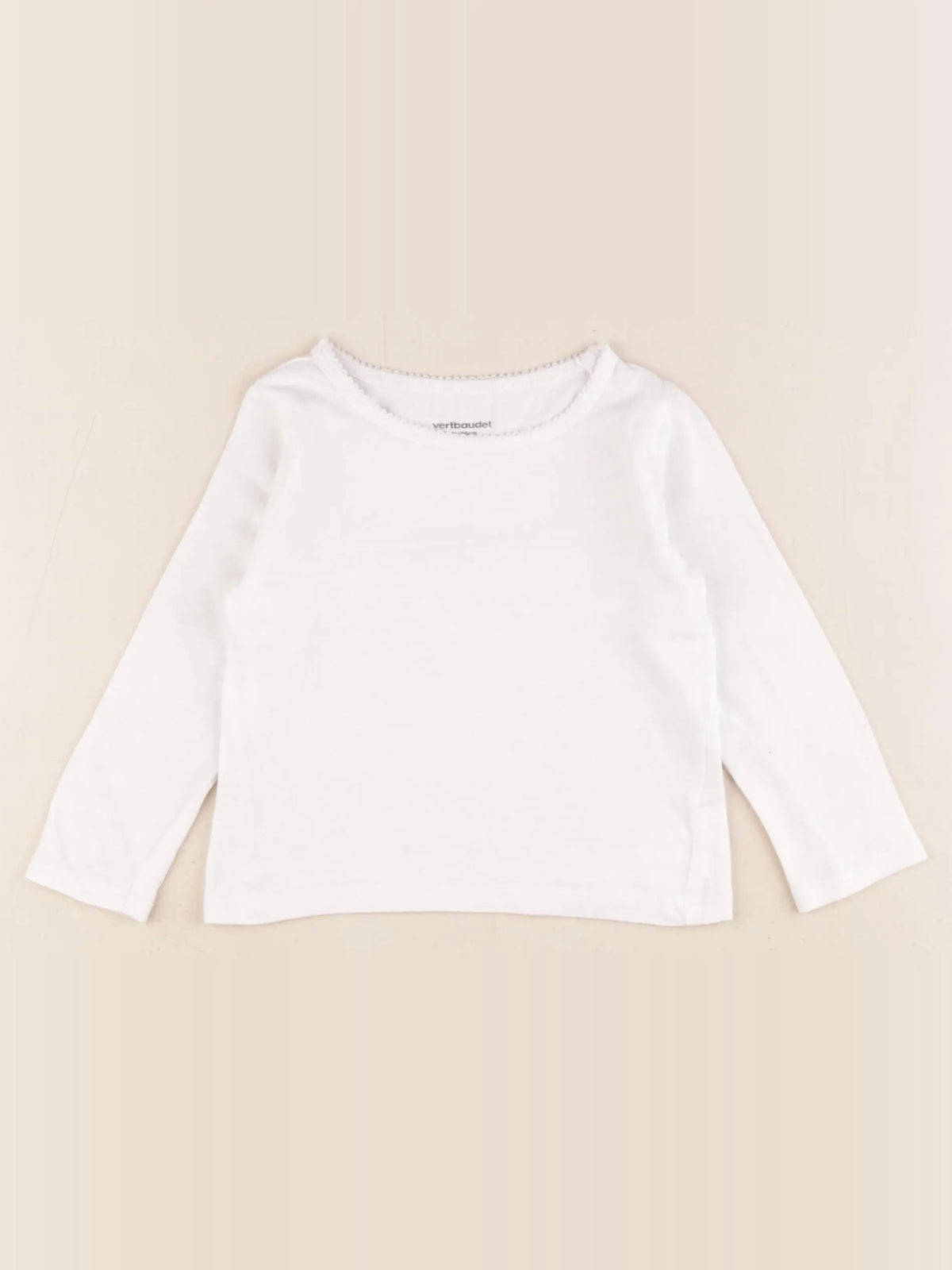 Vertbaudet - maillot de corps blanc - 2 ans