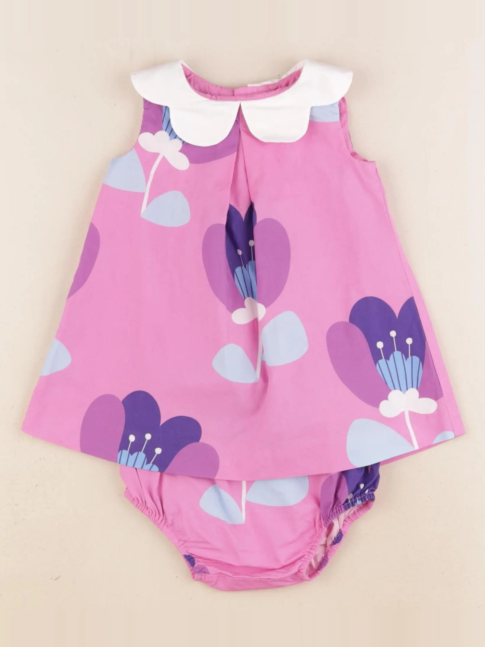 Jacadi - robe rose - 6 mois