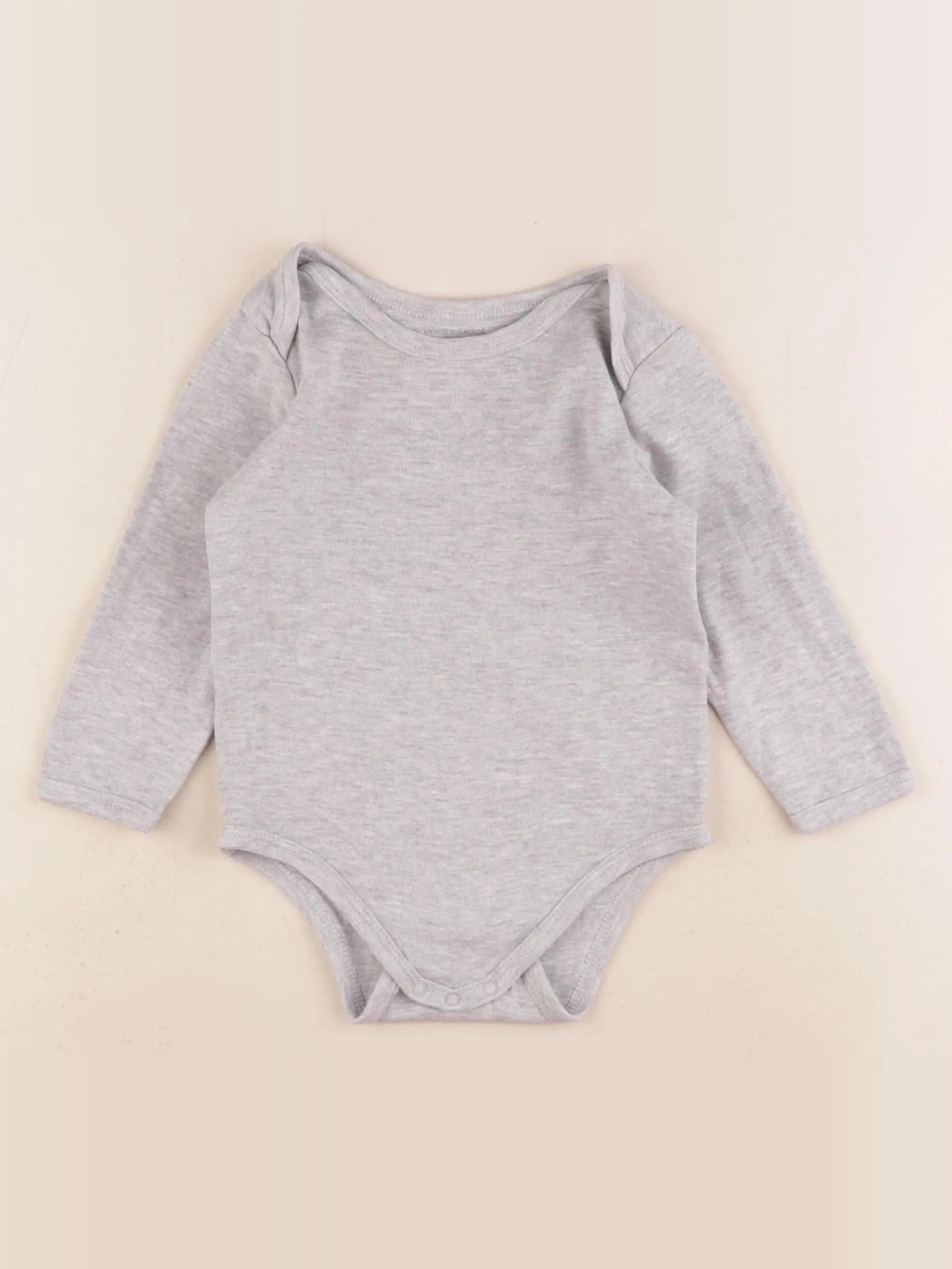 Vertbaudet - body gris - 24 mois