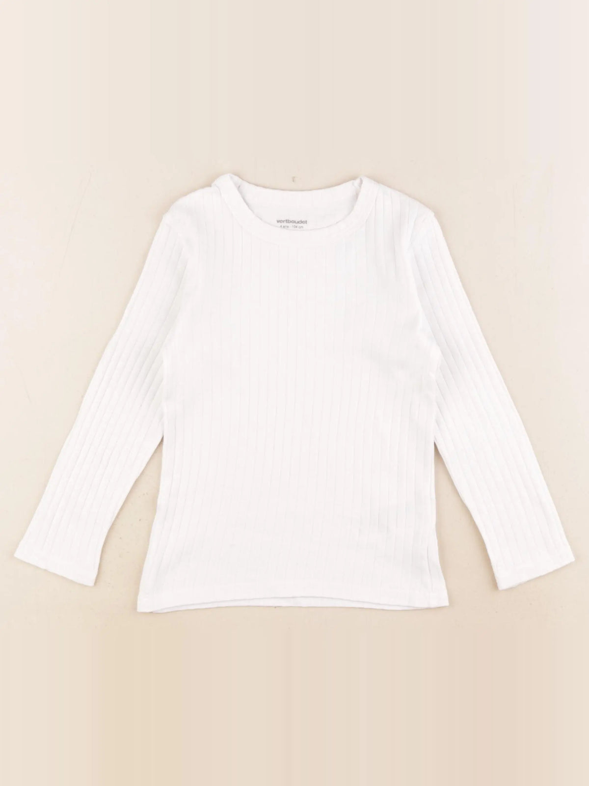 Vertbaudet - maillot de corps blanc - 4 ans