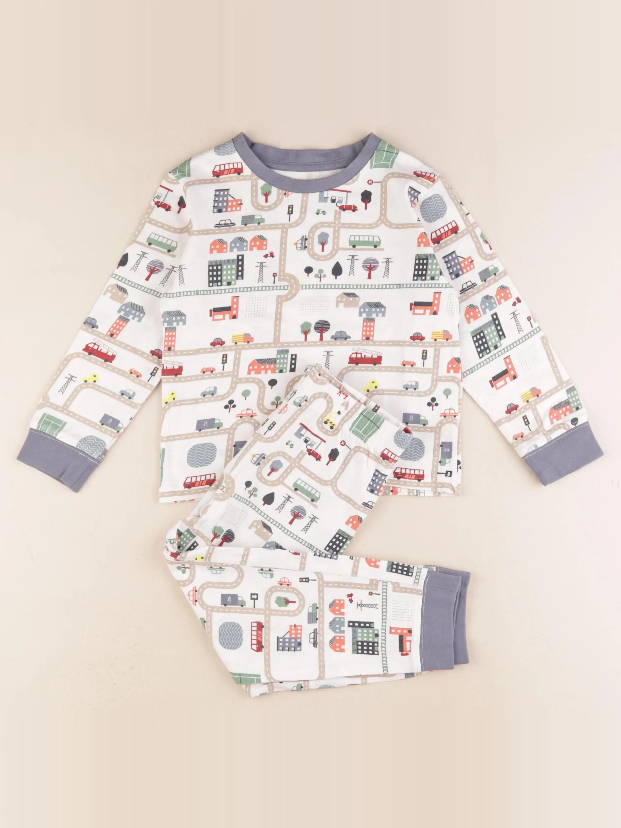 Vertbaudet - pyjama coton multicolore - 4 ans