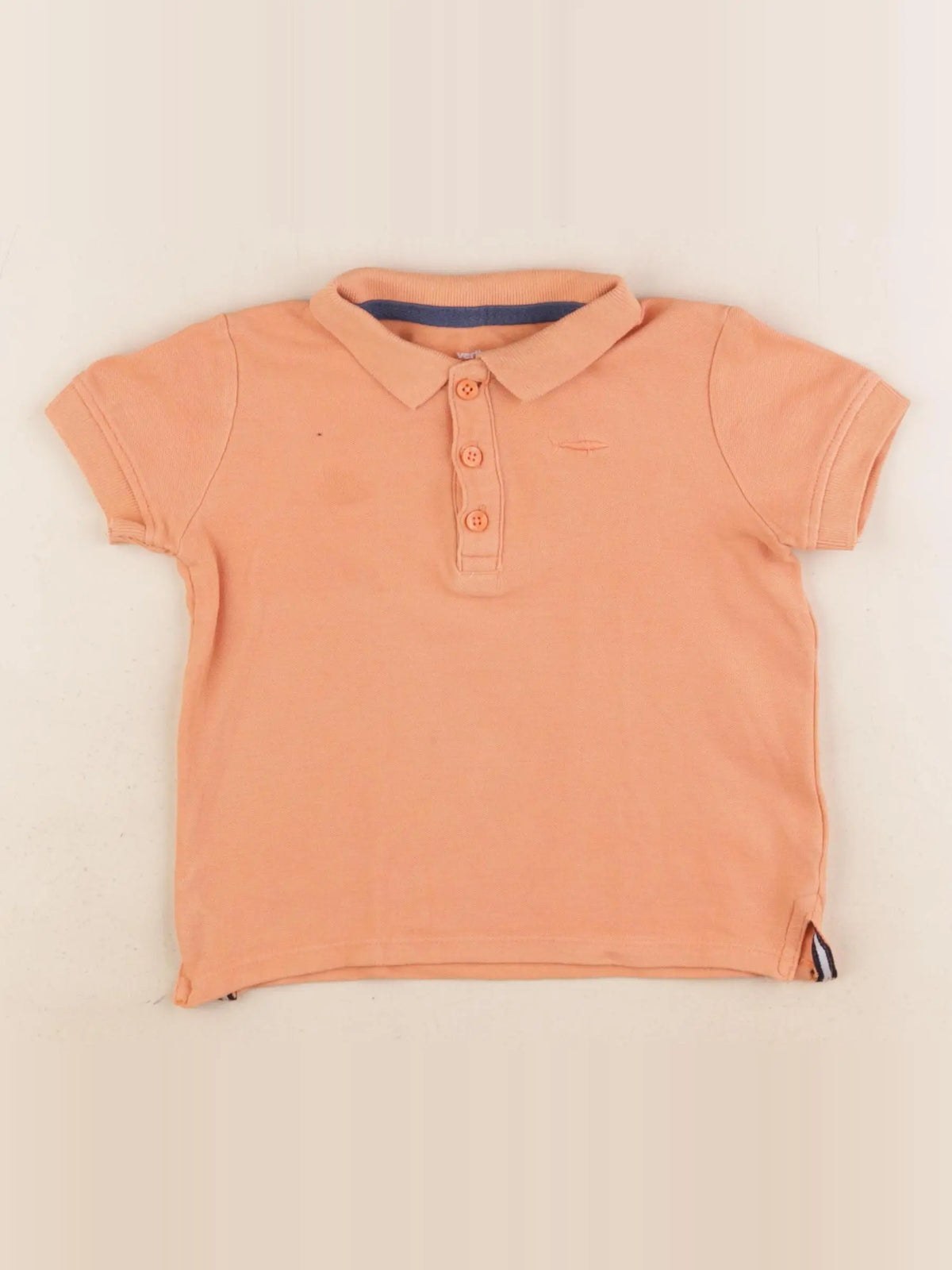 Vertbaudet - polo orange - 3 ans