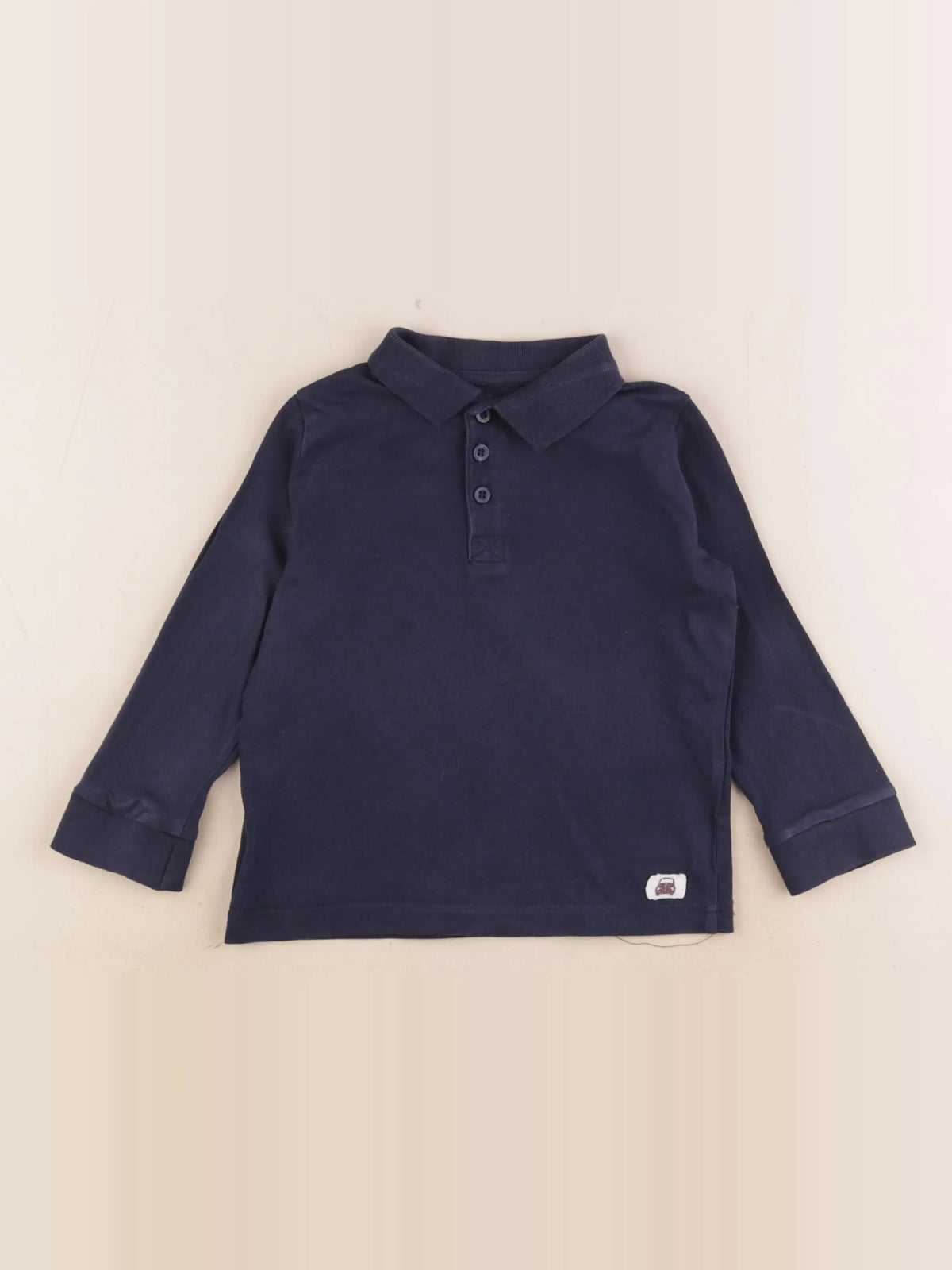 Vertbaudet - polo bleu - 3 ans