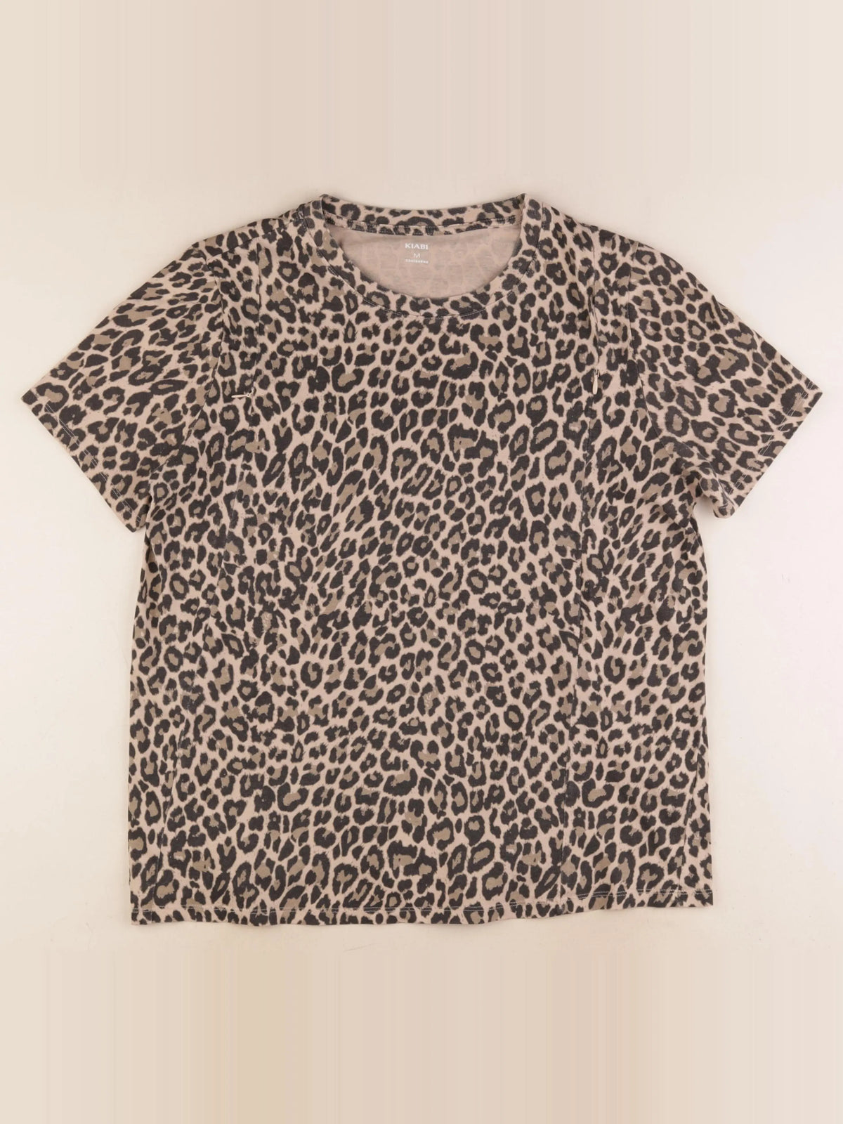 Kiabi - tee-shirt grossesse marron - m