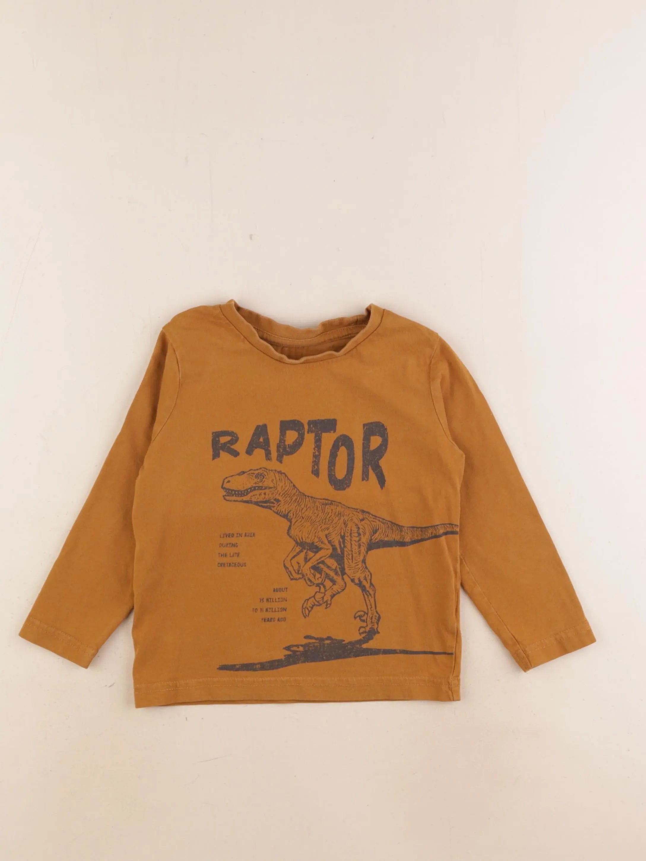 Vertbaudet - tee-shirt marron - 3 ans