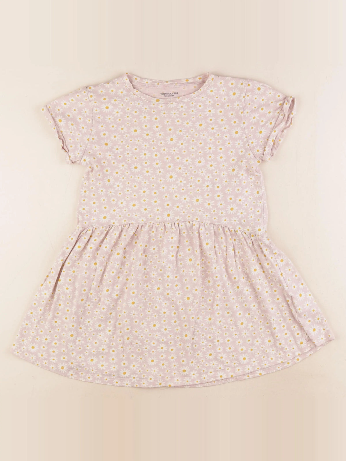 Vertbaudet - robe rose - 8 ans