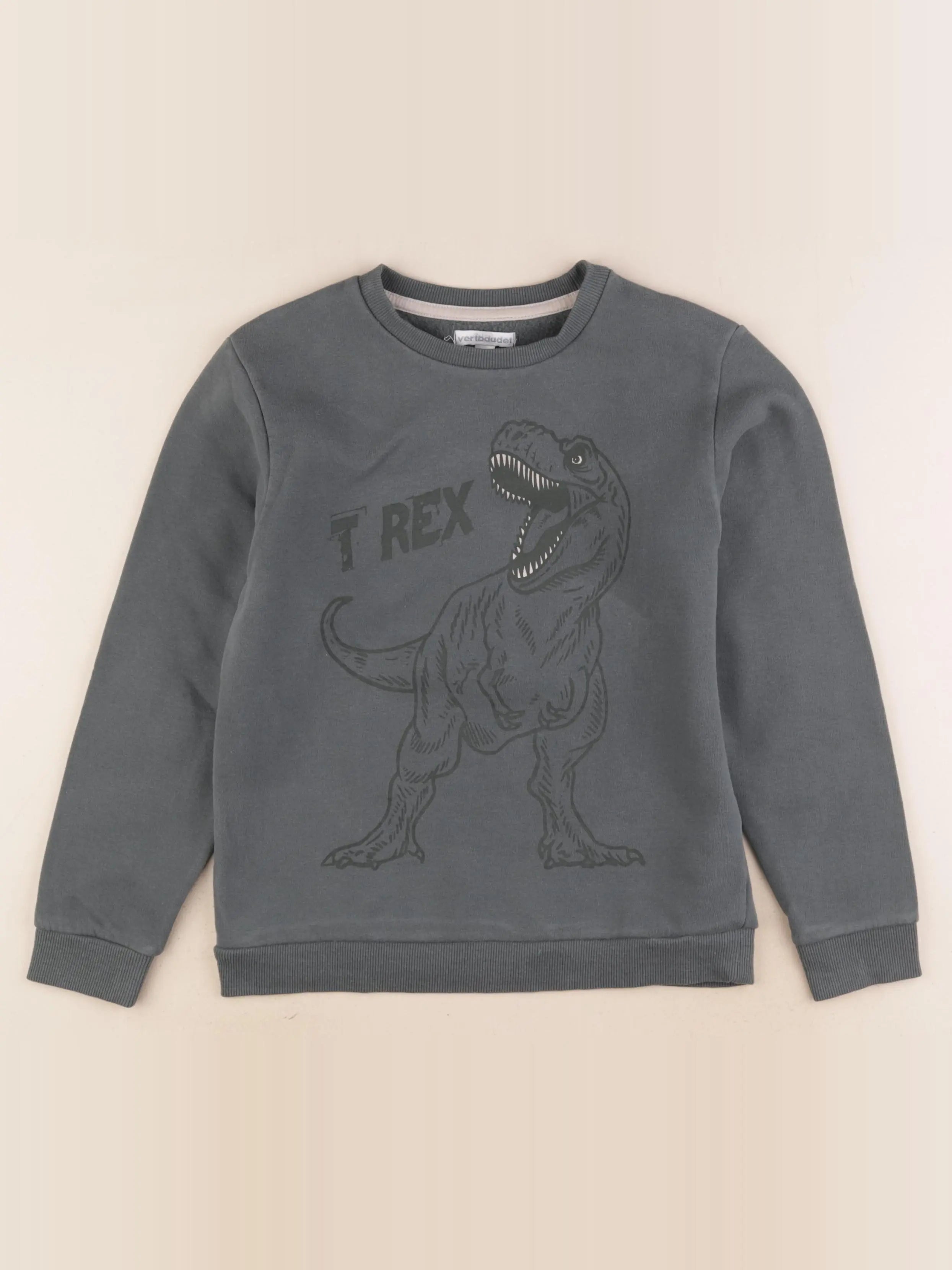 Vertbaudet - sweat vert - 10 ans
