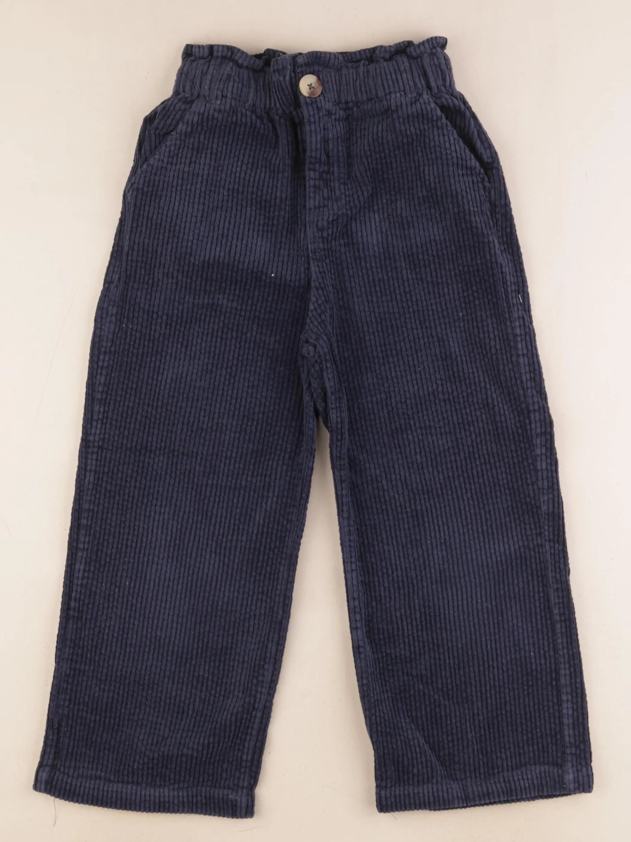 Vertbaudet - pantalon bleu - 7 ans