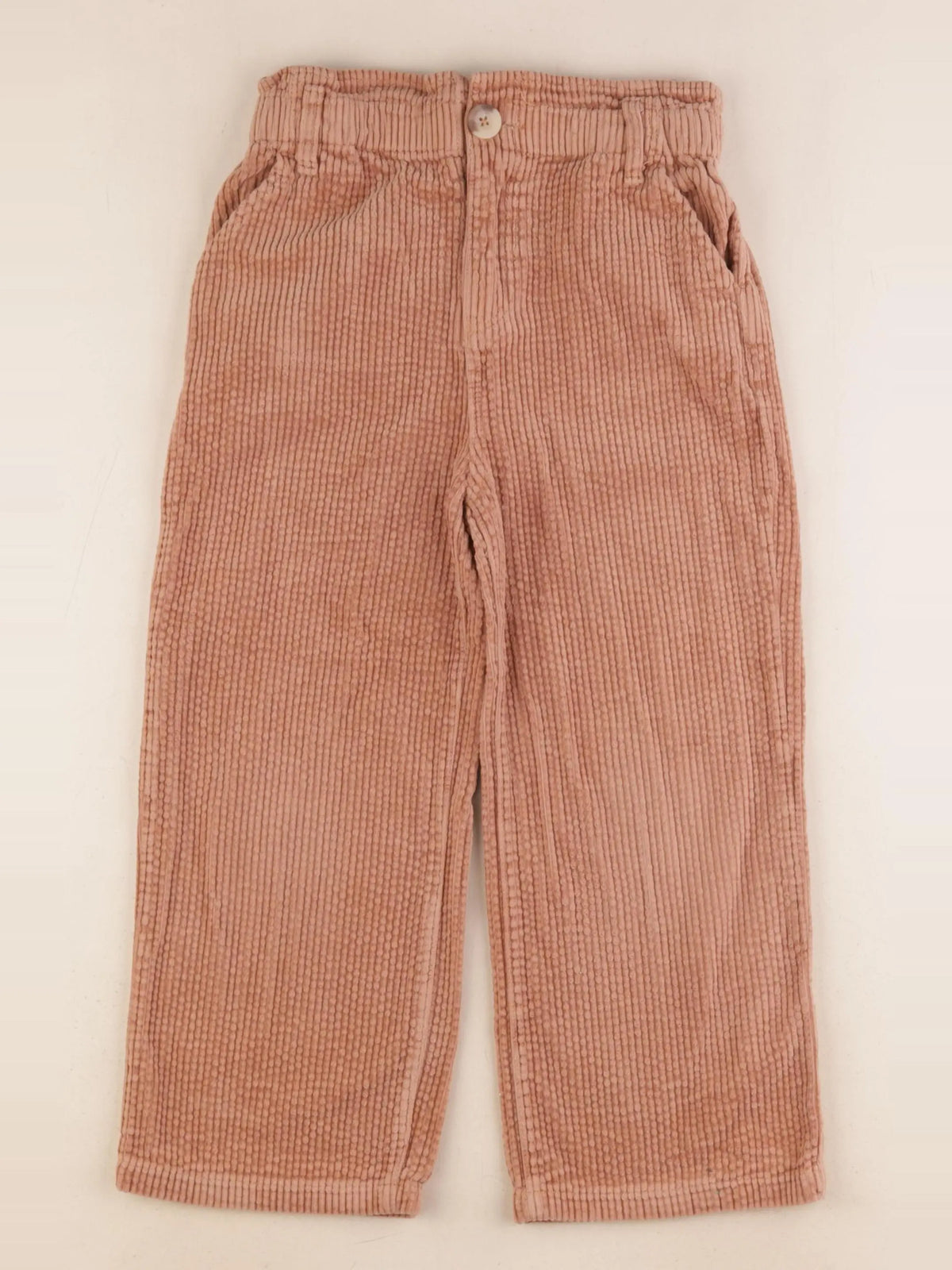 Vertbaudet - pantalon marron - 7 ans