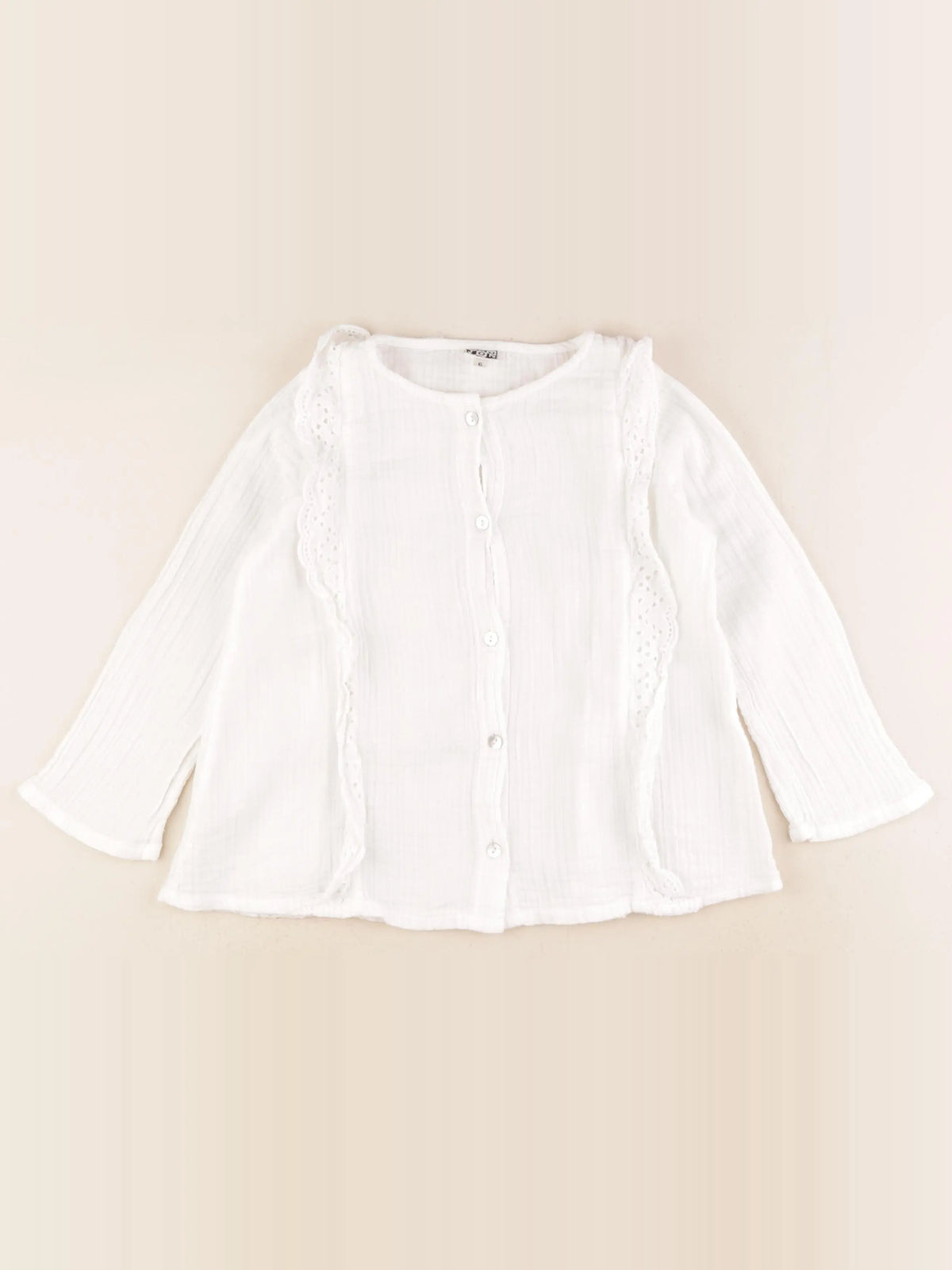 Bonton - blouse blanc - 6 ans