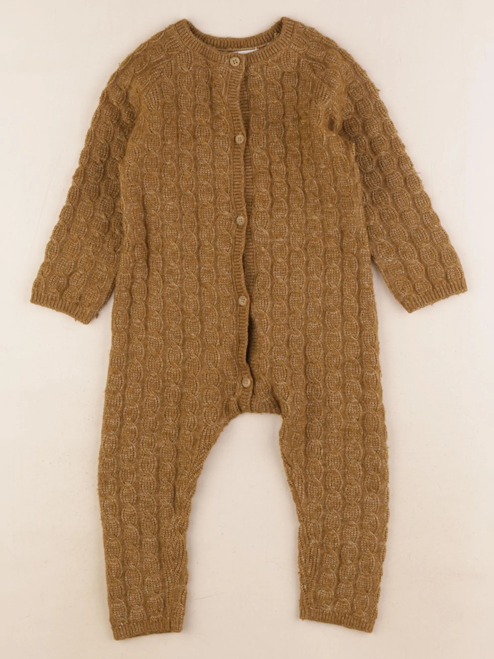 Zara - combinaison marron - 12/18 mois
