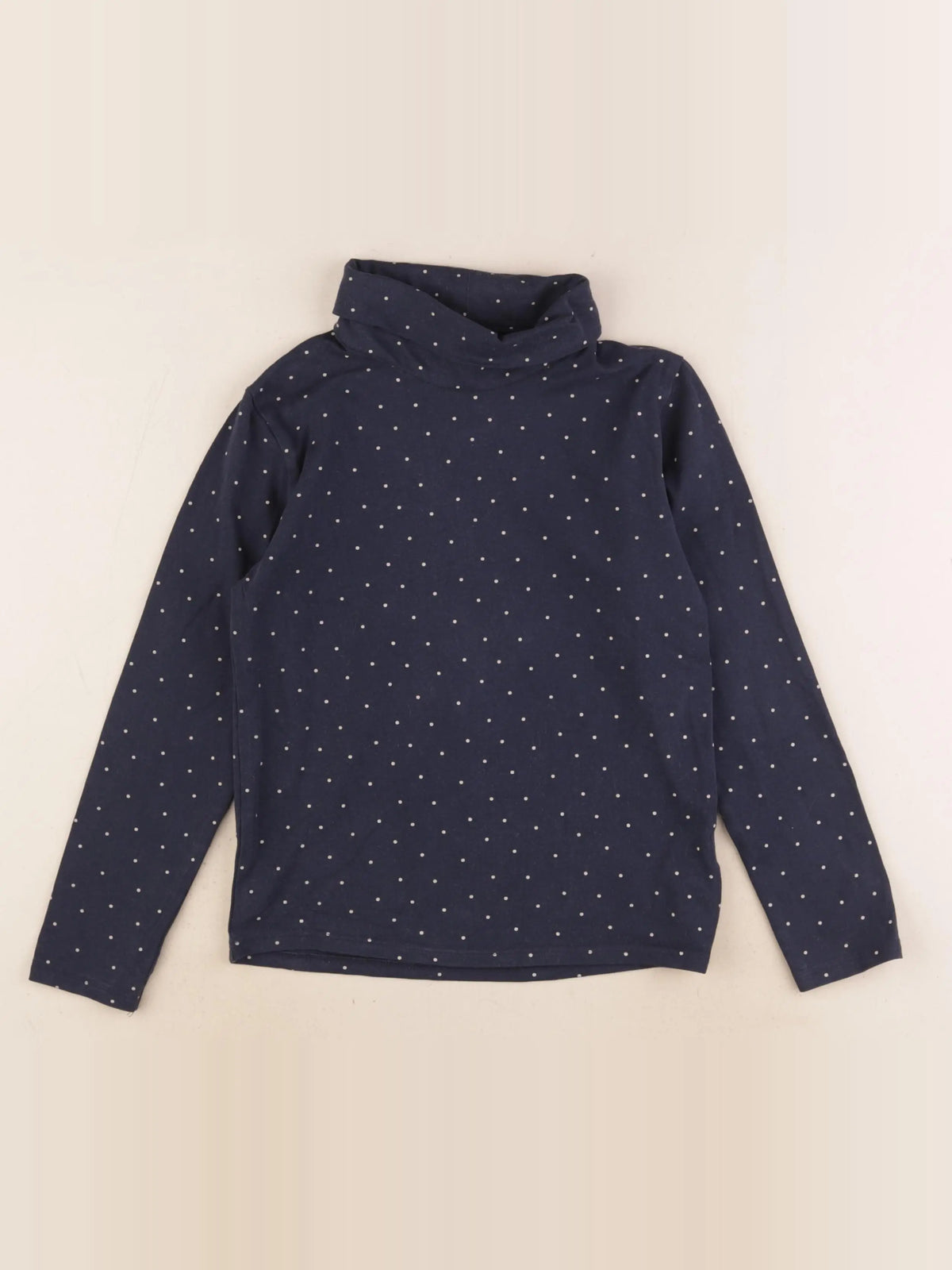 Vertbaudet - sous-pull bleu - 8 ans