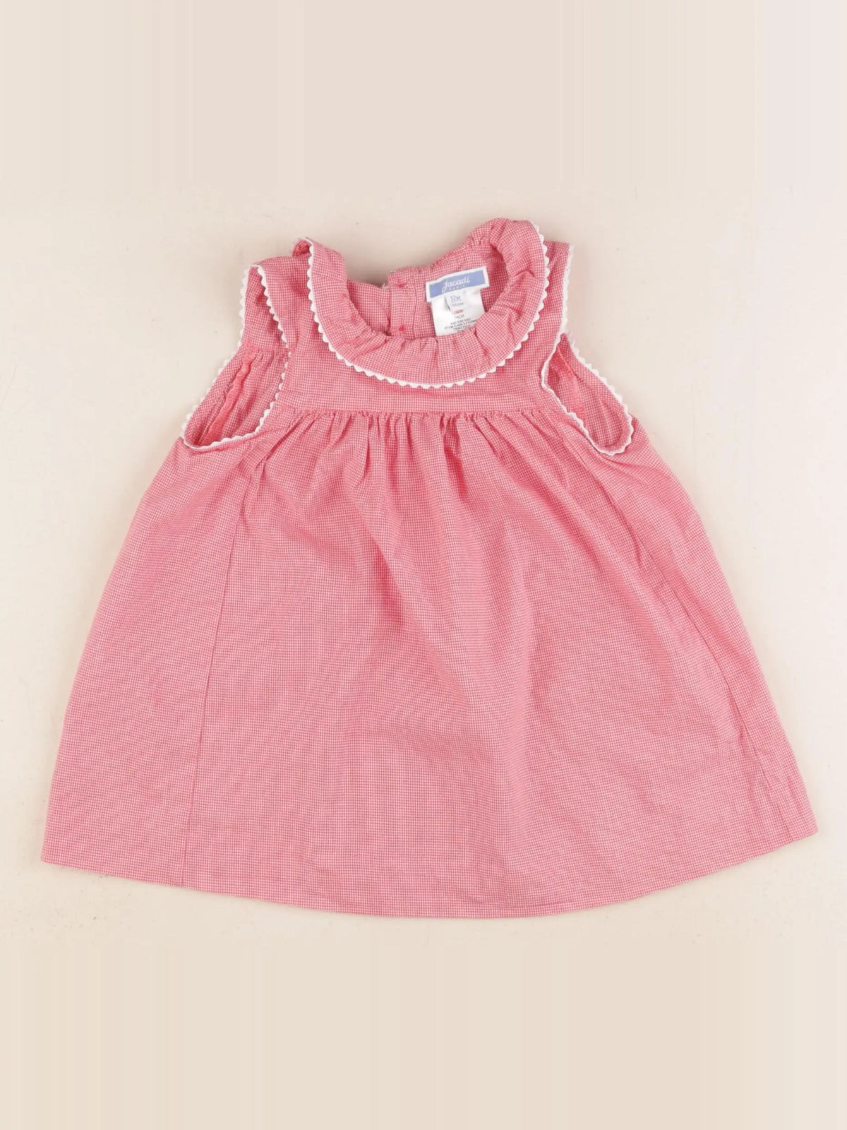Jacadi - robe rouge - 12 mois