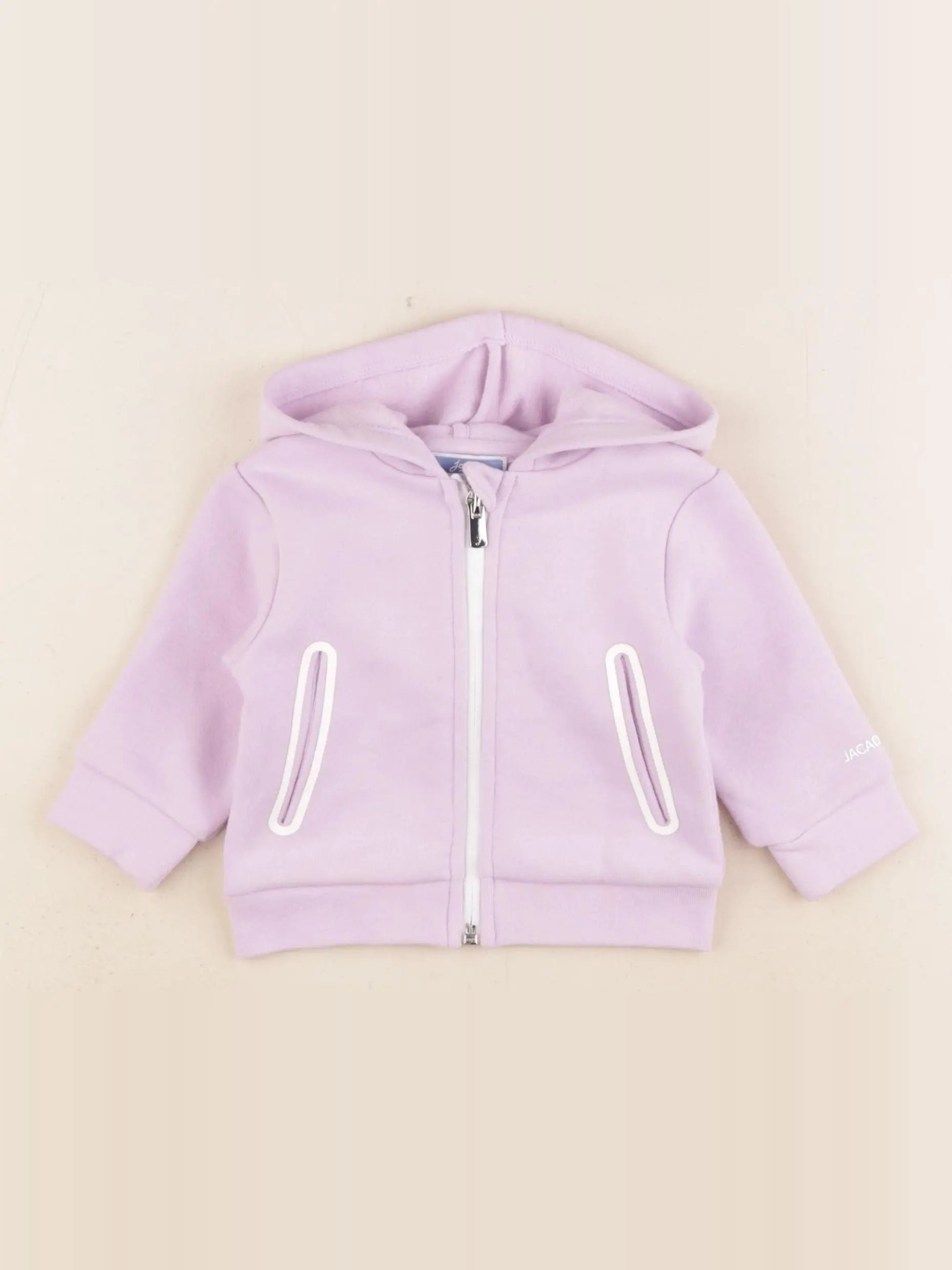 Jacadi - sweat violet - 6 mois