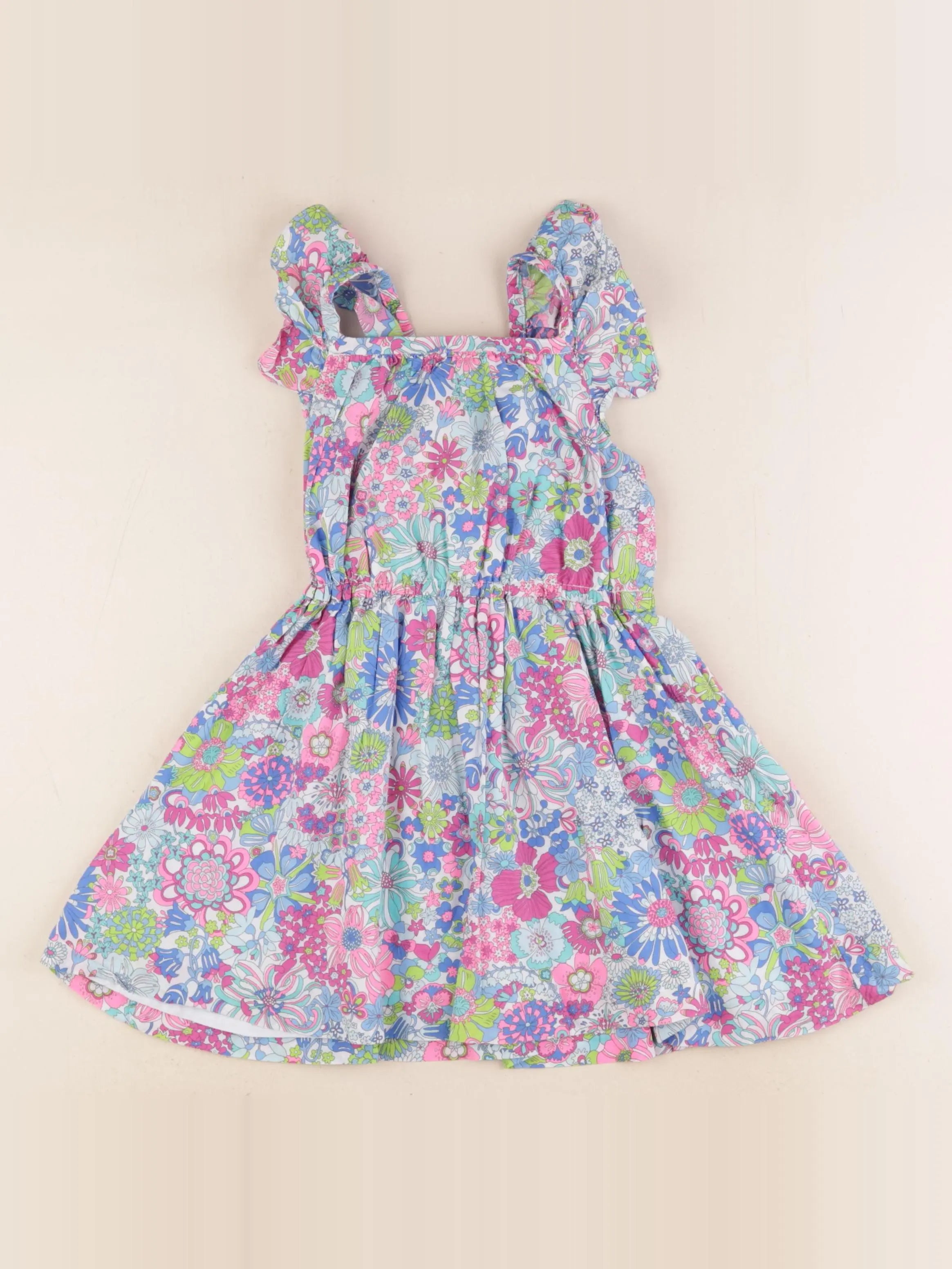 Jacadi - robe liberty multicolore - 3 ans